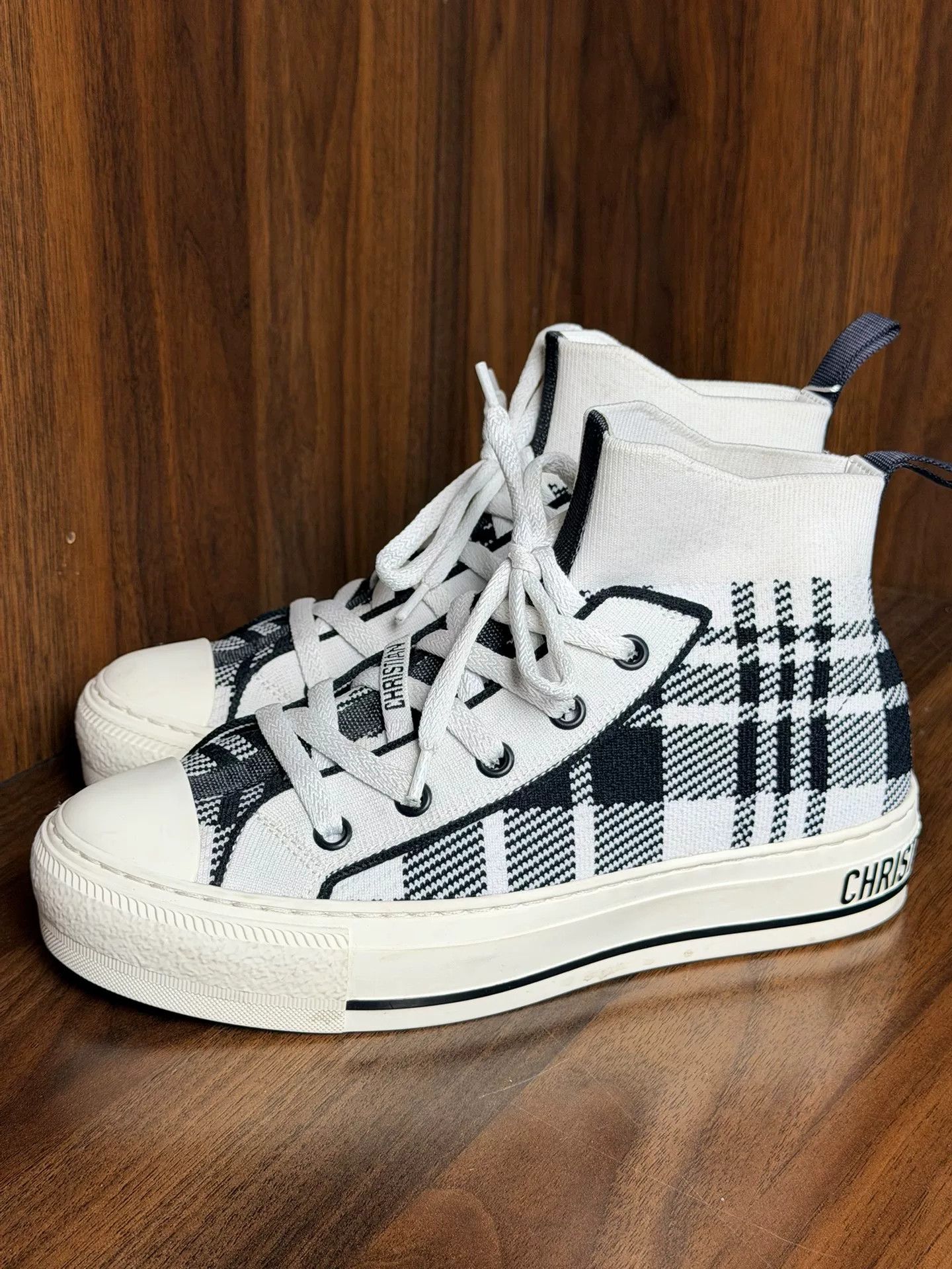 Dior Dior Casual Plaid Lowtop Sneakers it_34-5 Women Size US 4.5 / IT 34.5 - 1 Thumbnail