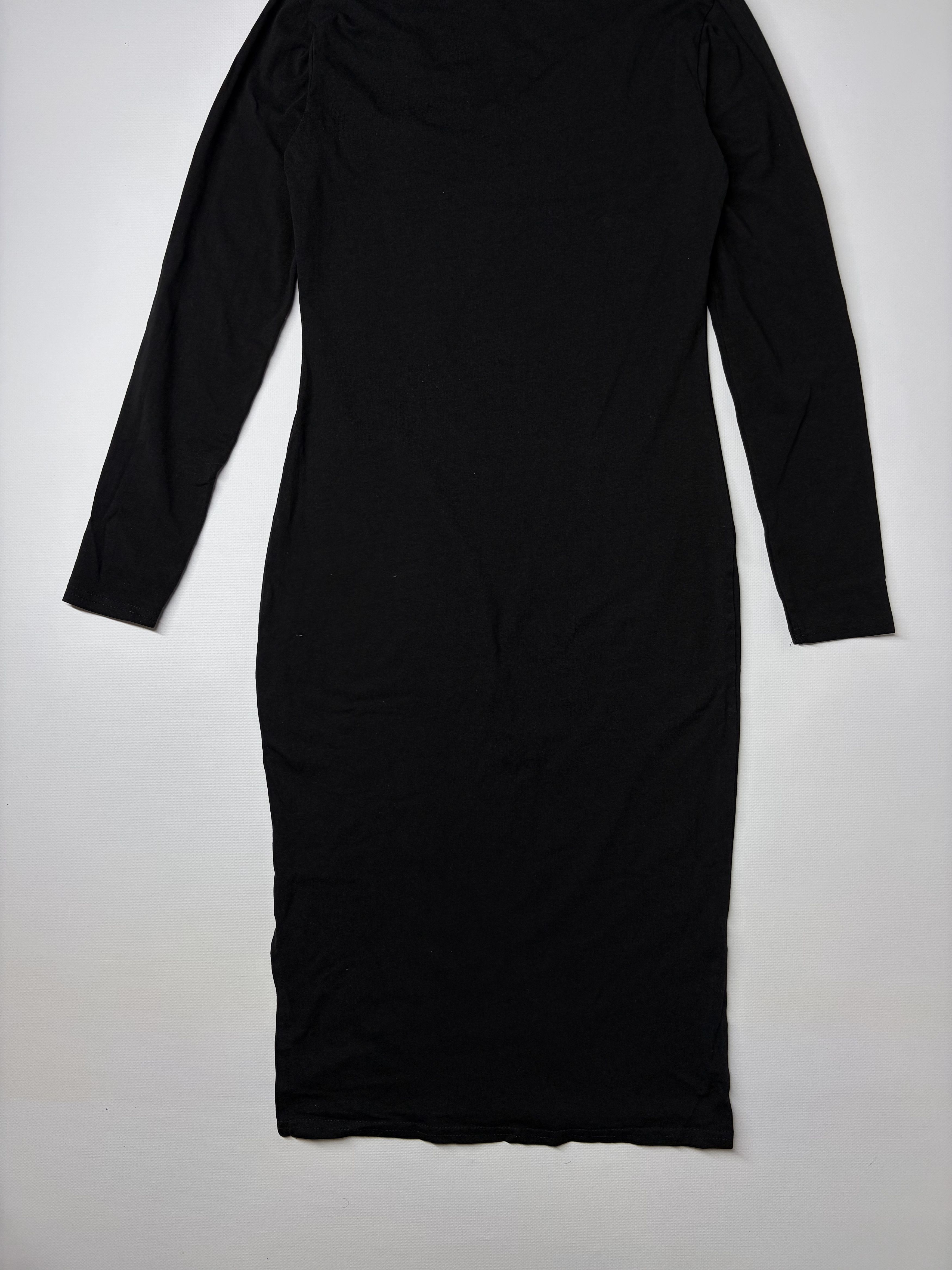 Vintage Vintage Black Midi Dress Size M / US 6-8 / IT 42-44 - 6 Thumbnail