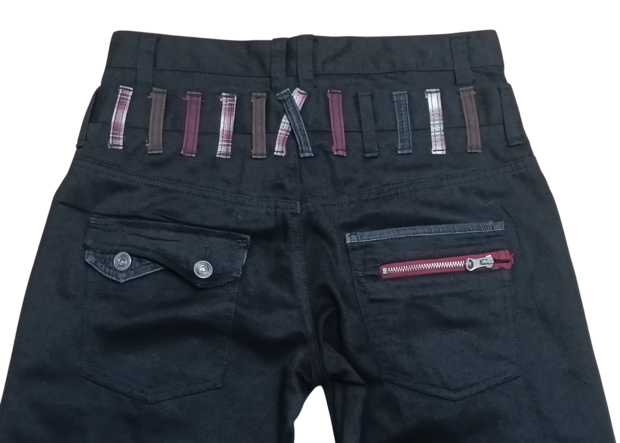 If Six Was Nine × Japanese Brand EXPLOSION BY NYLAUS DOUBLE WAIST MULTIPOCKET JEANS Size US 31 - 8 Thumbnail