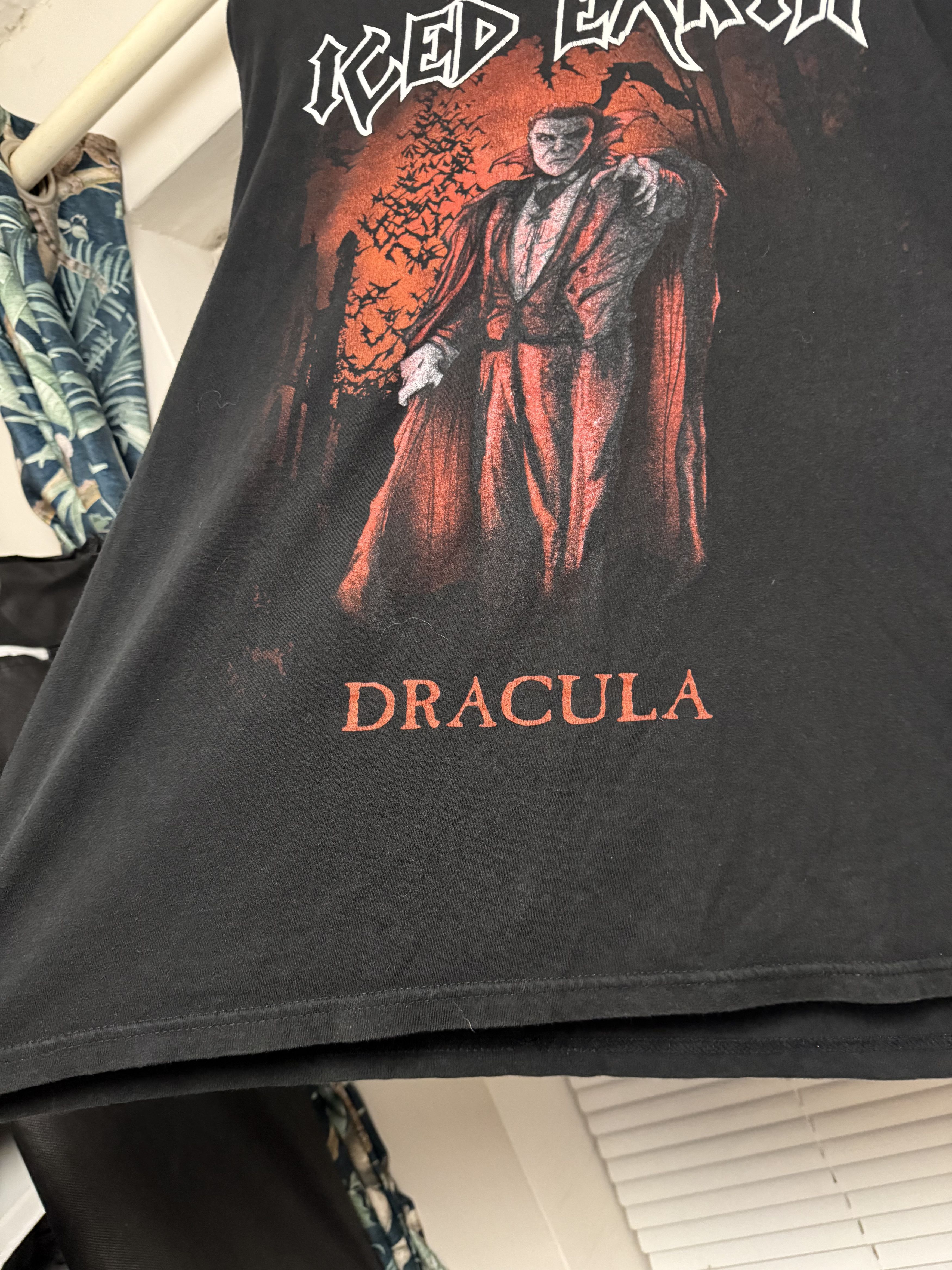 Band Tees Vintage 2001 Iced Earth Dracula Rock Band T-shirt Size US XL / EU 56 / 4 - 9 Thumbnail