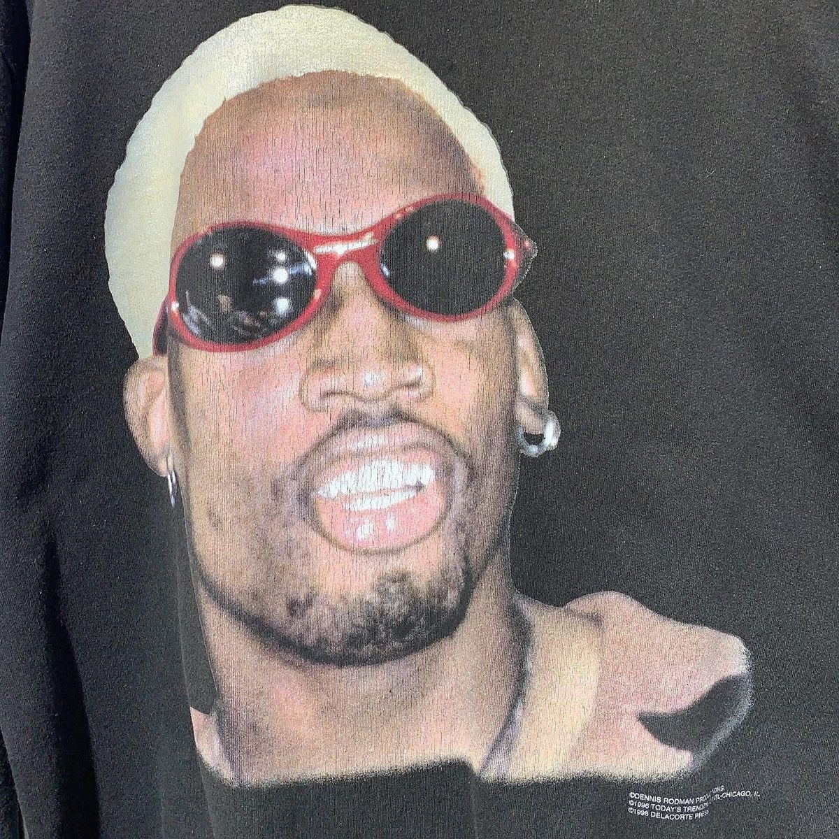 Rap Tees Vintage 1996 Dennis Rodman Balenciaga Vetements Big Print Size US L / EU 52-54 / 3 - 2 Thumbnail