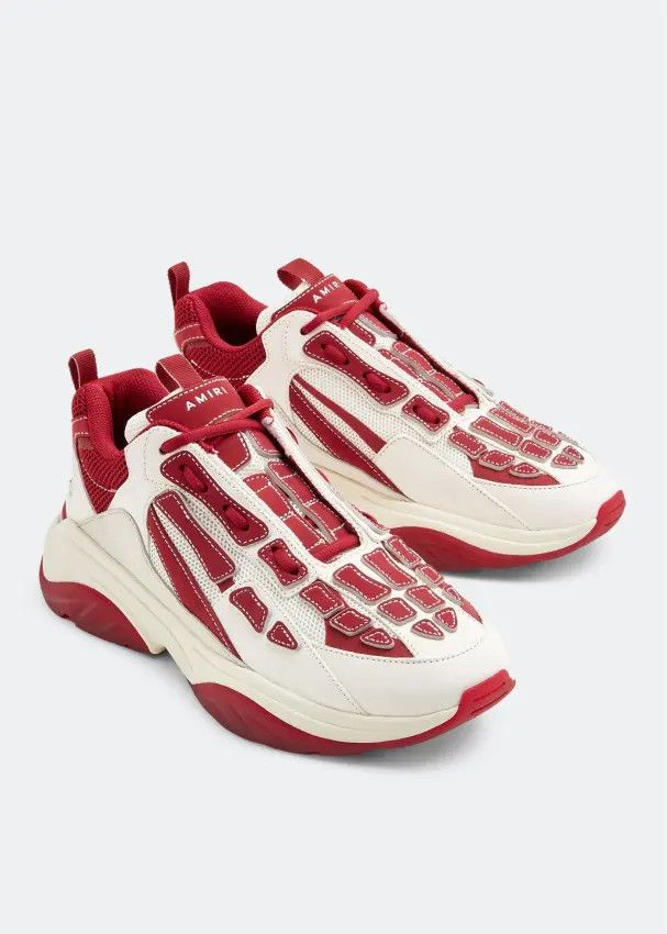 Amiri oc11z0225 Bone Runner Low-Top Sneakers in Multicolor Size US 7 / EU 40 - 5 Thumbnail