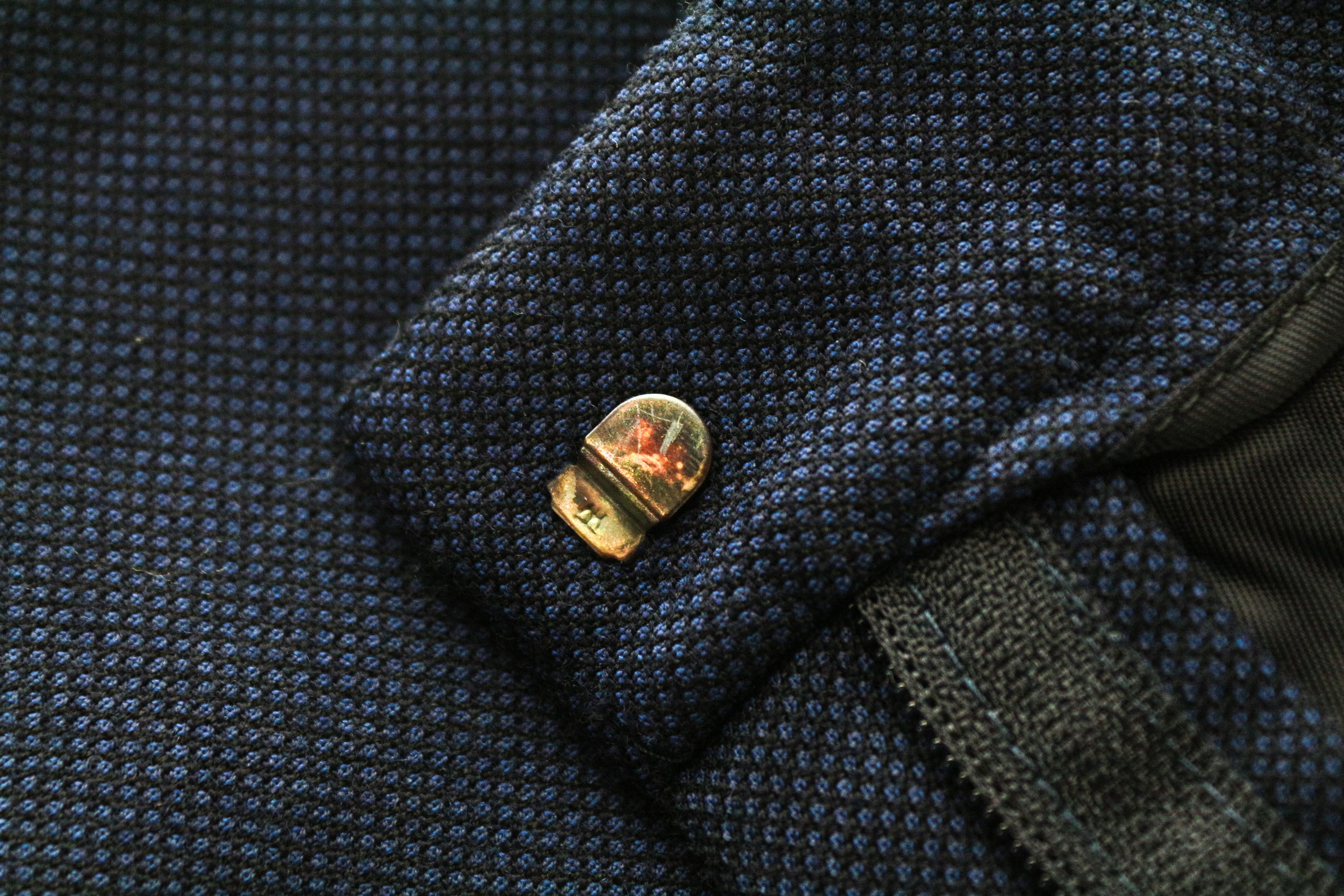 Suitsupply SINA W27/L27 Blue Wool Lined Pleated Trousers 61273 Size US 27 - 7 Thumbnail