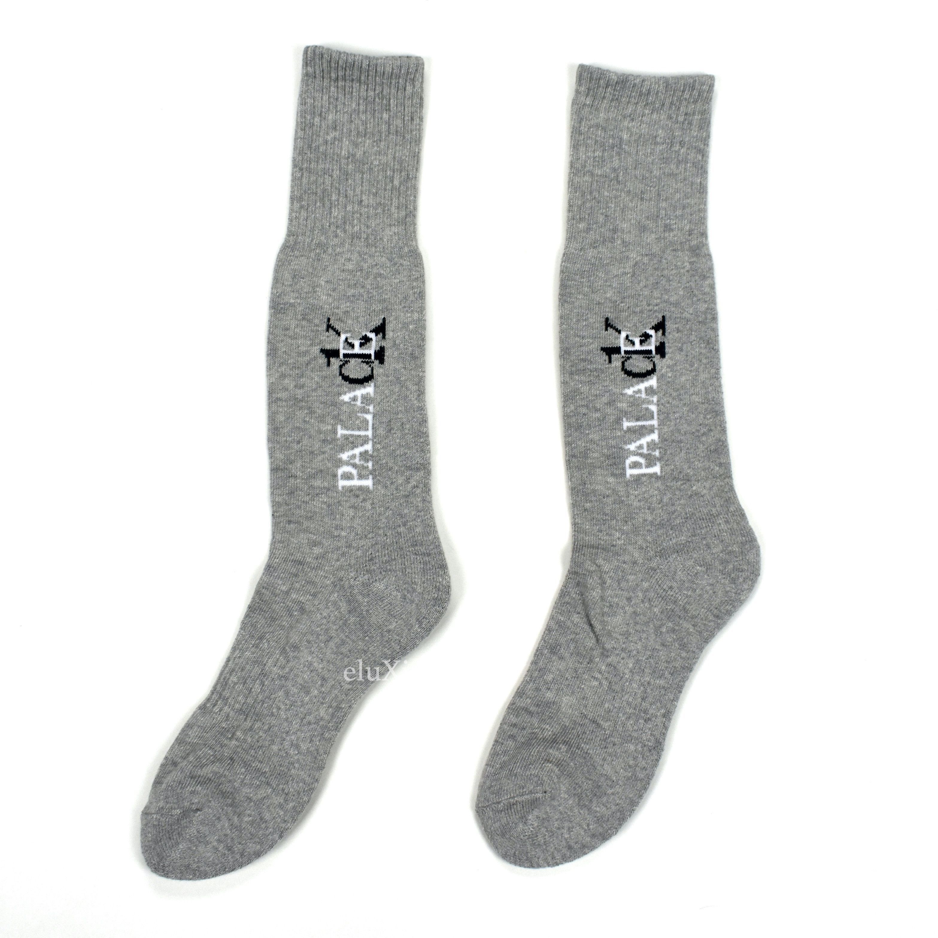 Calvin Klein × Palace Palace Calvin Klein CK1 Logo Knit Crew Socks L/XL NWT Size ONE SIZE - 1 Preview