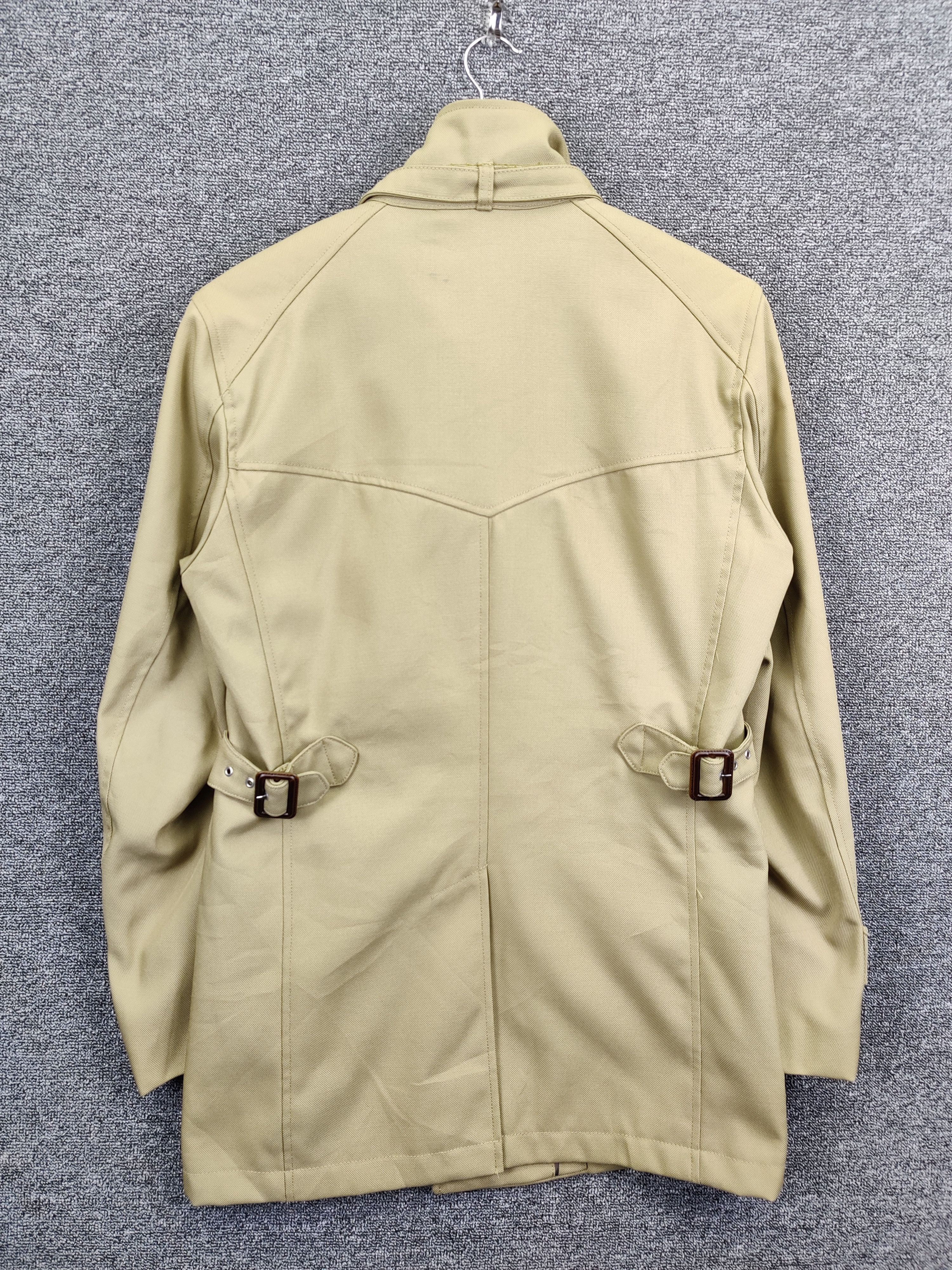 Japanese Brand Jun Men Single Breasted Italian Trench Coat Size US M / EU 48-50 / 2 - 6 Thumbnail