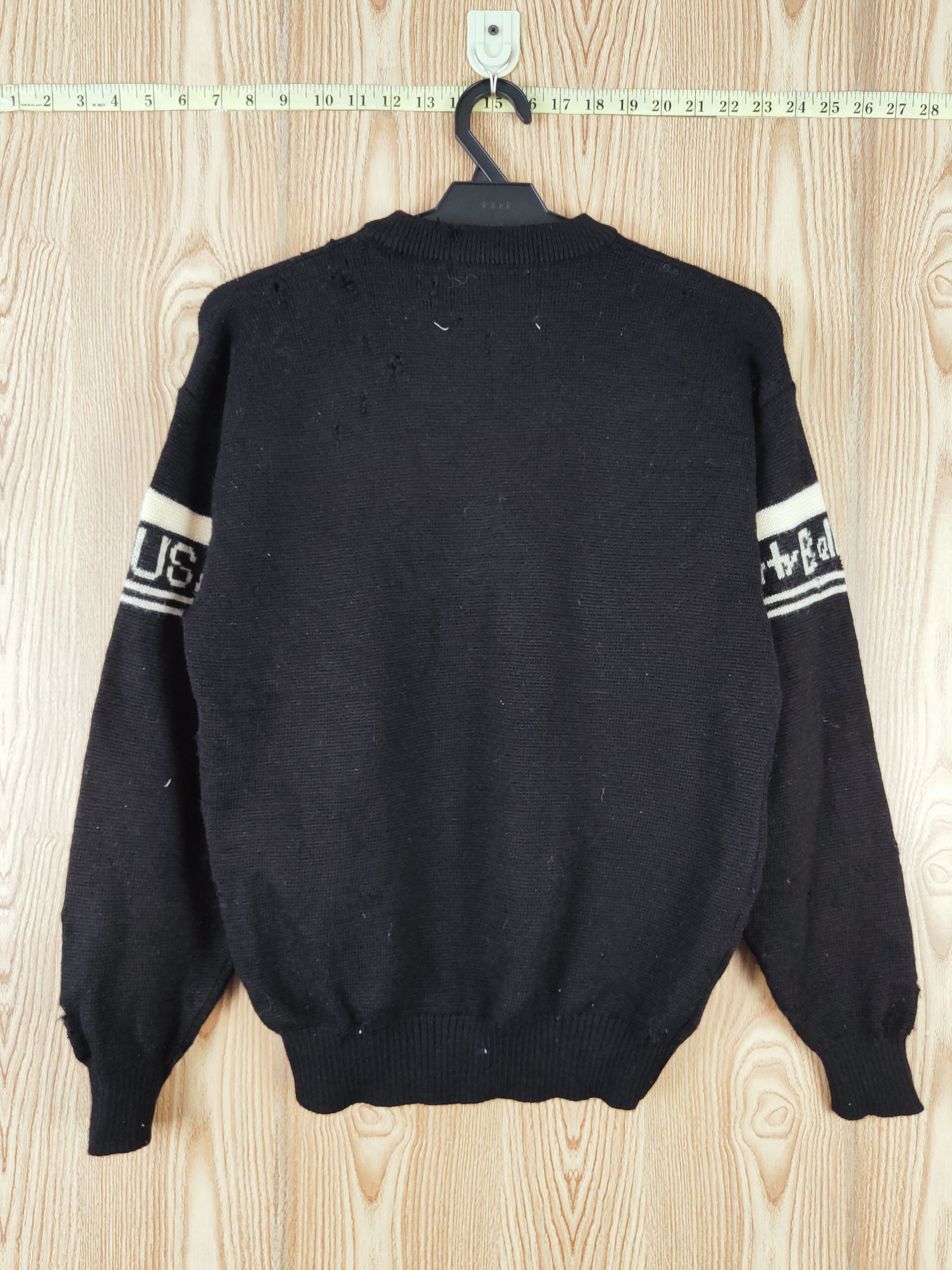 Vintage Liberty Bell vintage ripped Black Knitwear Sweatshirts #W472 Size US S / EU 44-46 / 1 - 13 Thumbnail