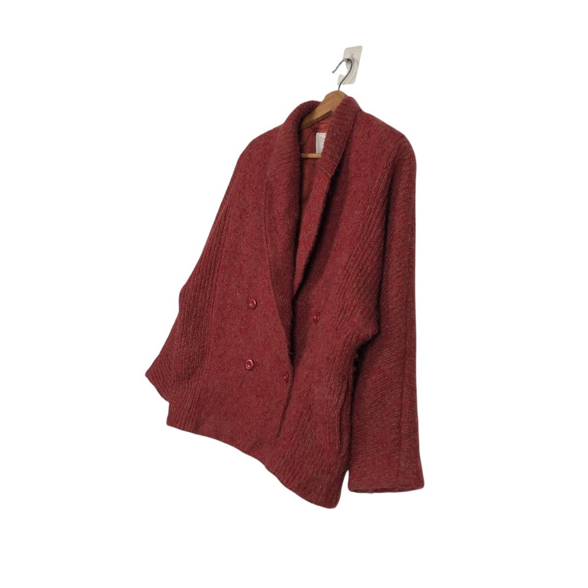Burberry 🔥VINTAGE BURBERRYS KNIT WOOL BOMBER JACKET DOUBLE BREAST Size US M / EU 48-50 / 2 - 4 Thumbnail