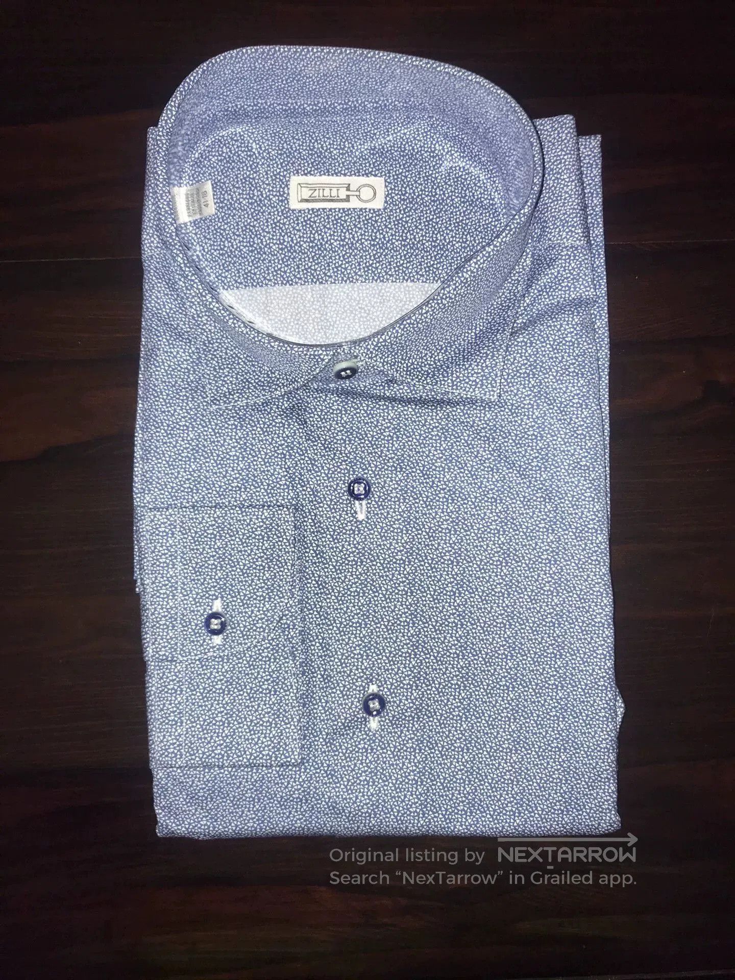 Zilli Luxury Zilli Men’s Dress Shirt. Size US M / EU 48-50 / 2 - 1 Thumbnail