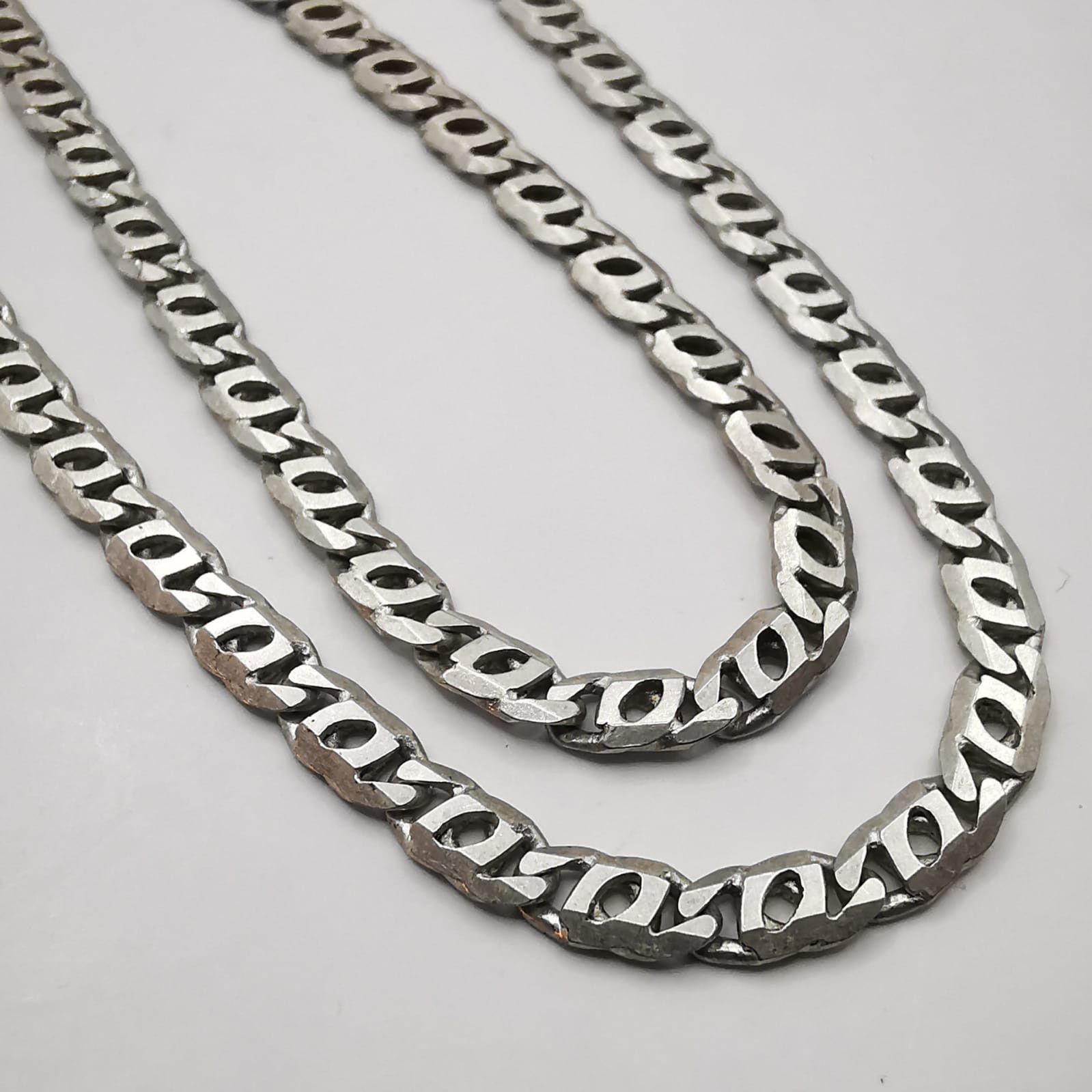 Sterling Silver Vintage Jewelry Chain, 925 Sterling Silver, Signed 13,97g Size ONE SIZE - 5 Thumbnail