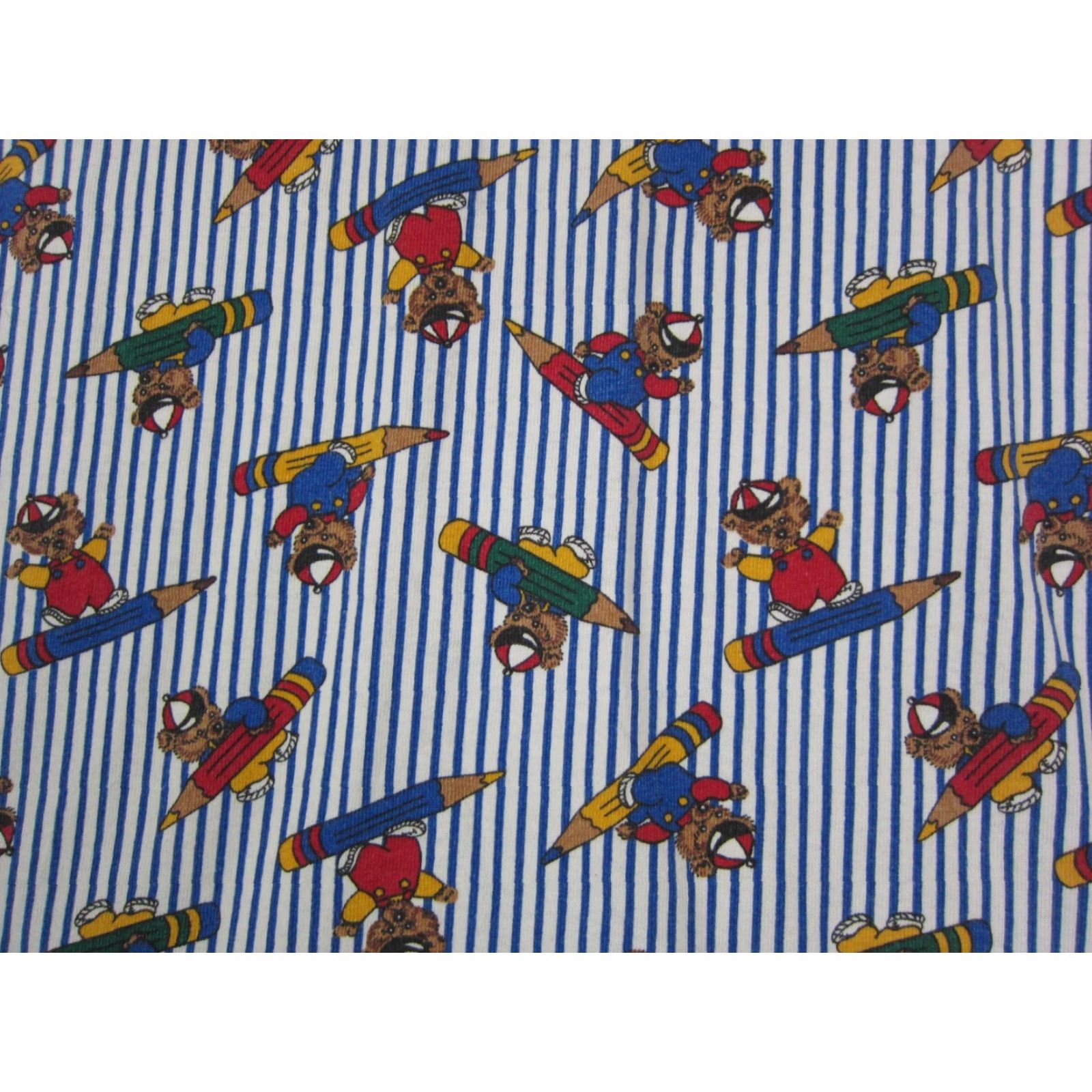Vintage VINTAGE Avon Shirt Womens One Size White Blue Teddy Bears All Over Print Size ONE SIZE - 3 Thumbnail