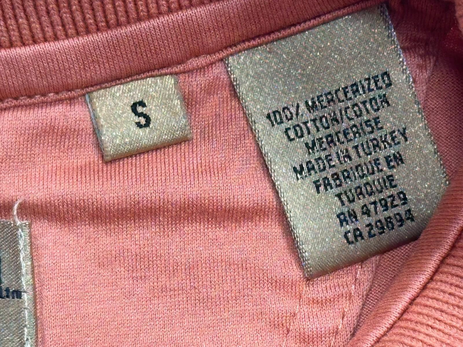 Tricots St. Raphael Tricots St Raphael 1/4 Button Cotton Polo Shirt Orange Men S Size US L / EU 52-54 / 3 - 8 Thumbnail