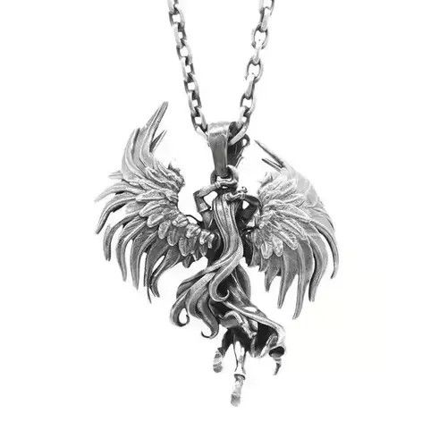 Other Evil Angel Wings Goddess Pendant Necklace Size ONE SIZE - 4 Thumbnail
