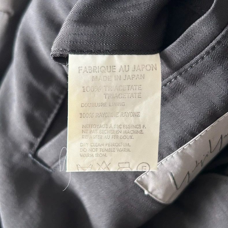 Yohji Yamamoto Yohji Yamamoto Yohji Yamamoto Black Acetate Jacket for Men Size US M / EU 48-50 / 2 - 6 Thumbnail