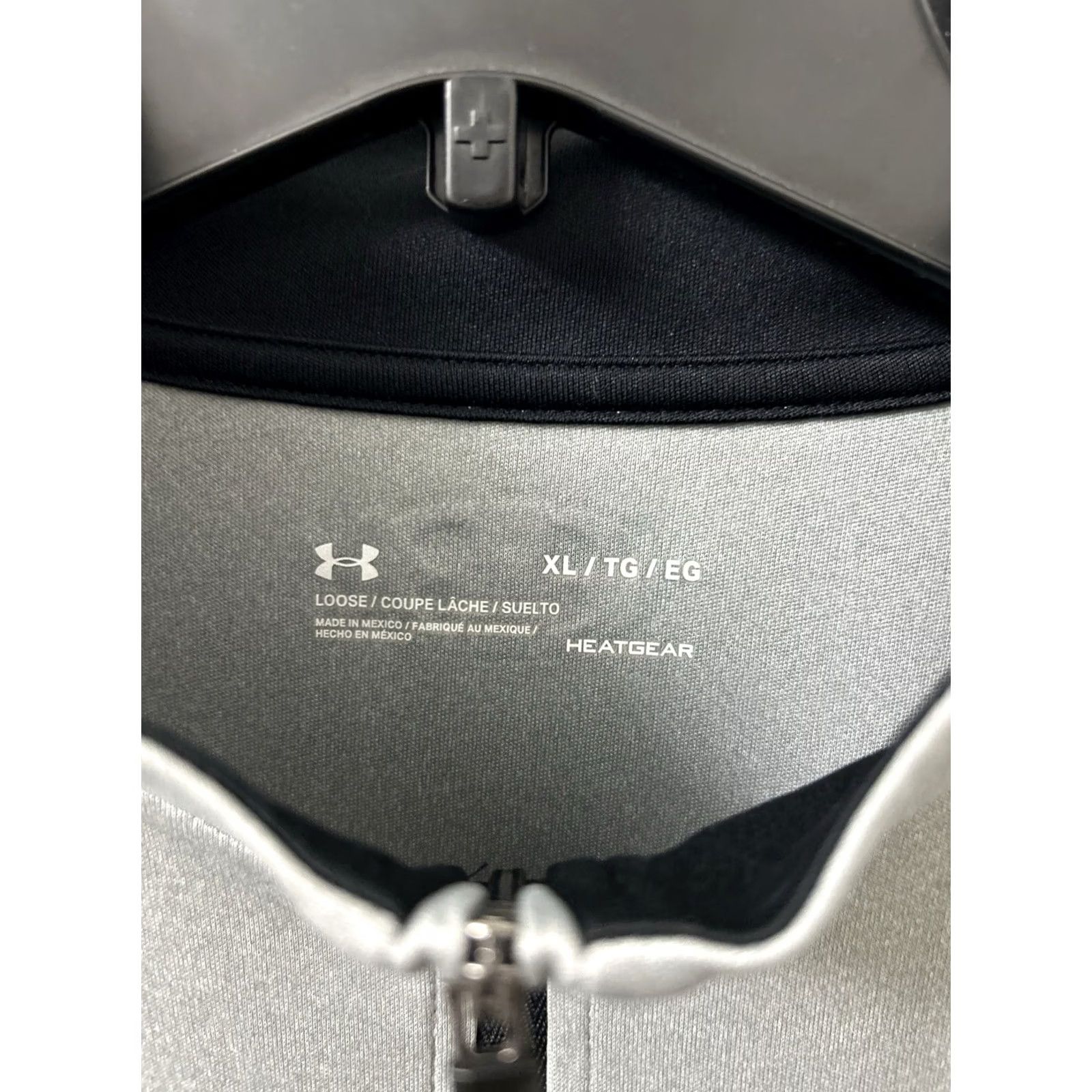 Under Armour Under Armour HeatGear 1/4 Zip Mens XL Gray Pullover Size US XL / EU 56 / 4 - 5 Thumbnail
