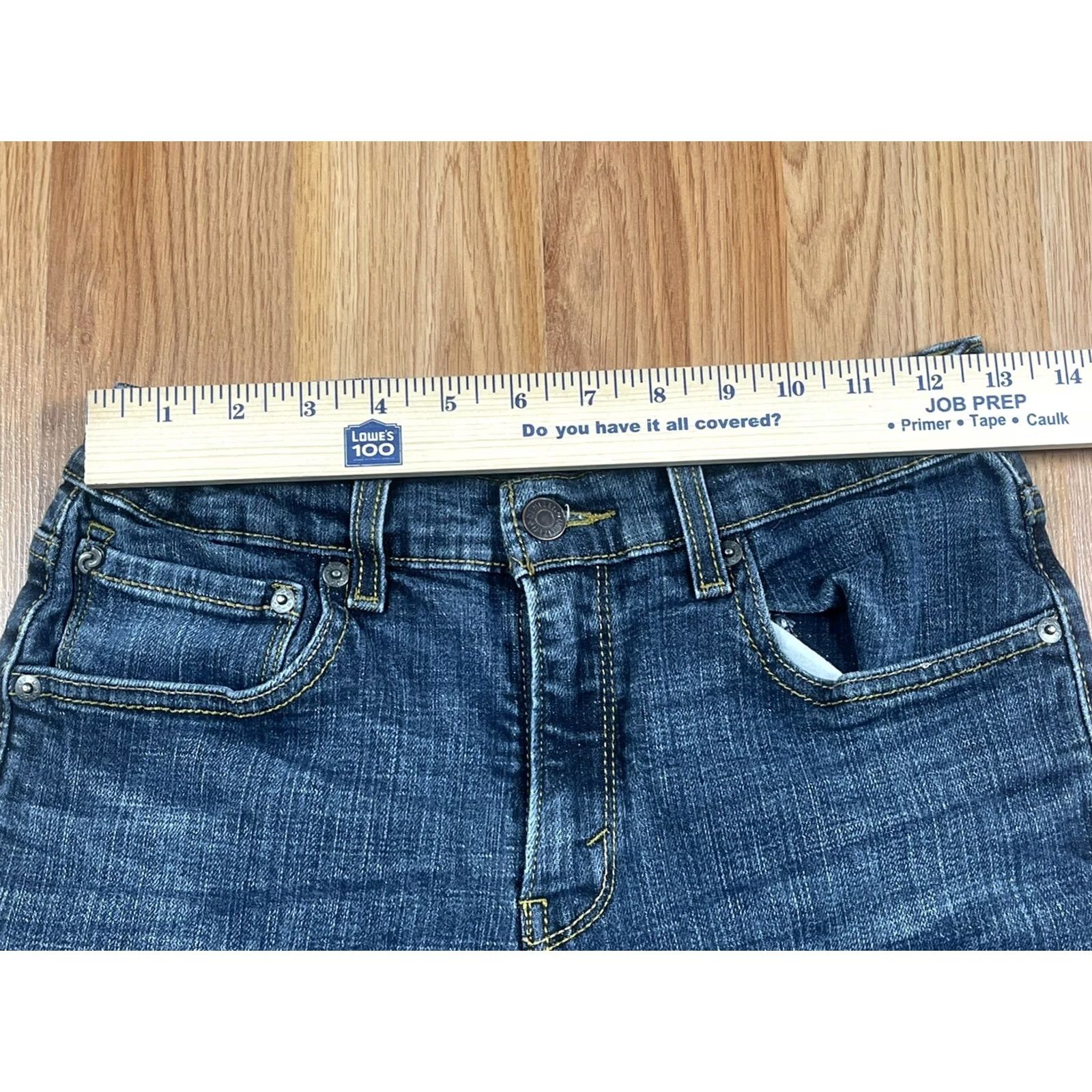 Denizen Denizen By Levi’s 218 Slim Straight Fit Blue Denim Jeans Straight Leg Women's 16 Size 38" / US 16 / IT 52 - 3 Thumbnail