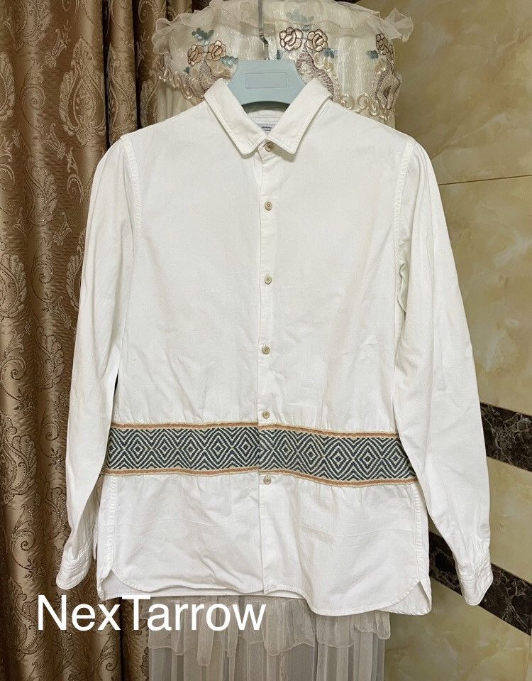 Visvim VISVIM Knitted Pattern Splicing Long Sleeve Shirt Size US M / EU 48-50 / 2 - 1 Thumbnail