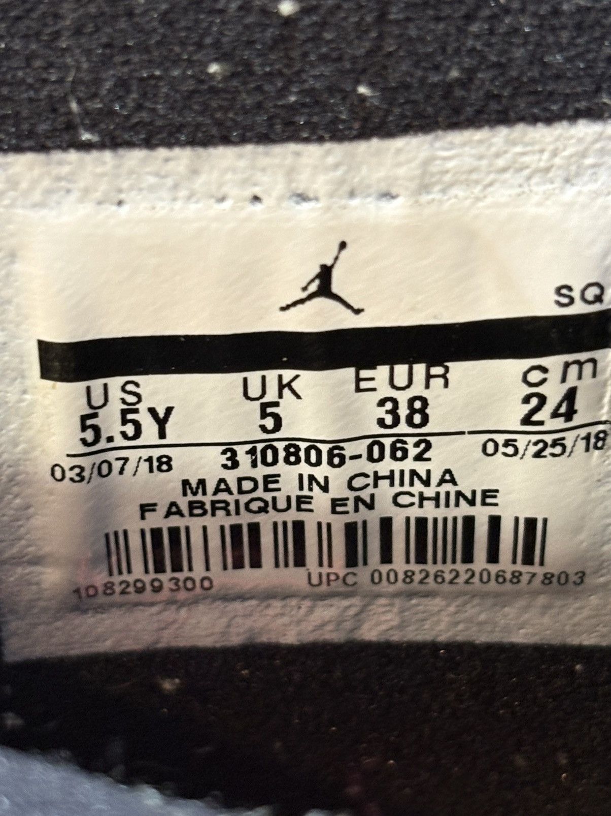 Jordan Brand Nike Air Jordan X 10 Retro Cement 2018 310805-062 Men's Shoe Size US 5.5 / EU 38 - 11 Thumbnail