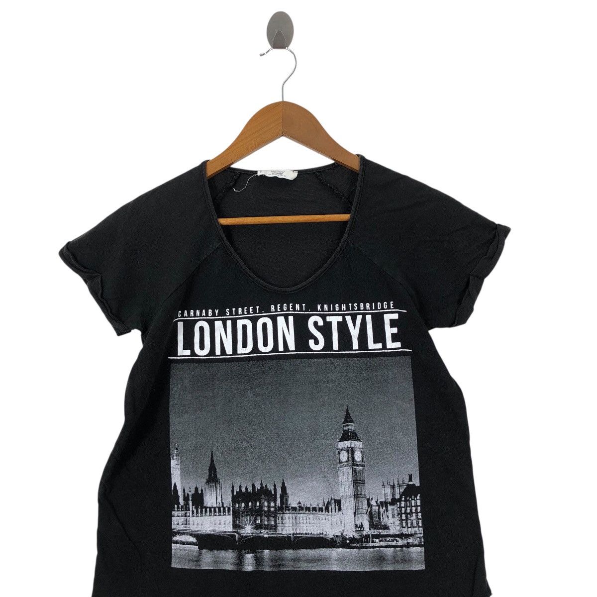 Mango MANGO Photoprint London Style T-Shirt Woman Size S / US 4 / IT 40 - 2 Thumbnail