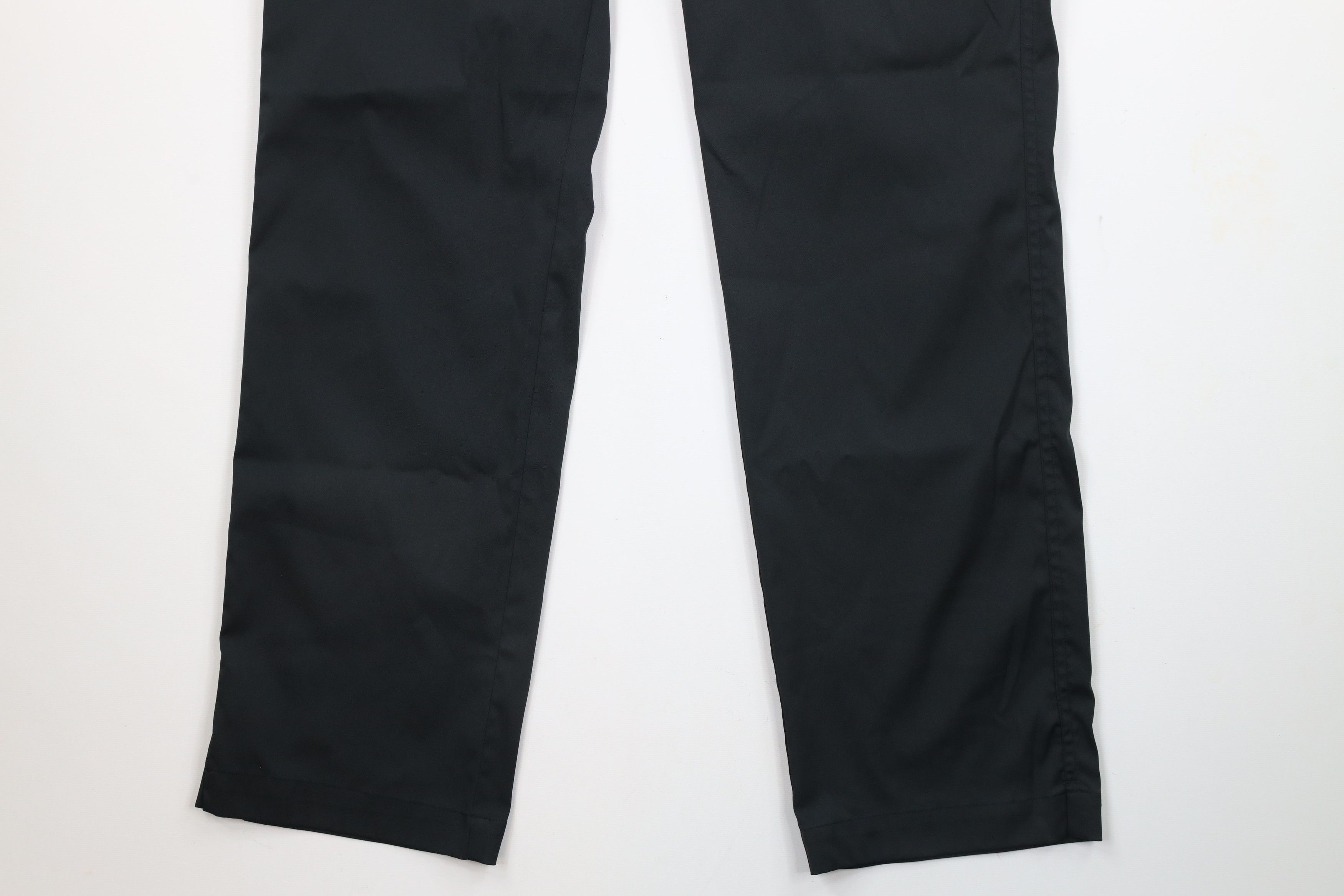 Nike × Vintage Nike Golf Mini Swoosh Flat Front Tech Chino Pants Black Size US 34 / EU 50 - 4 Thumbnail