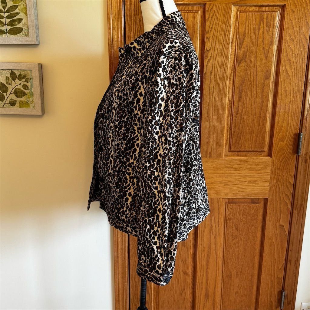 Laura Ashley Women's Laura Ashley XL Animal Print Blazer Jacket Multicol Size XL / US 12-14 / IT 48-50 - 4 Thumbnail