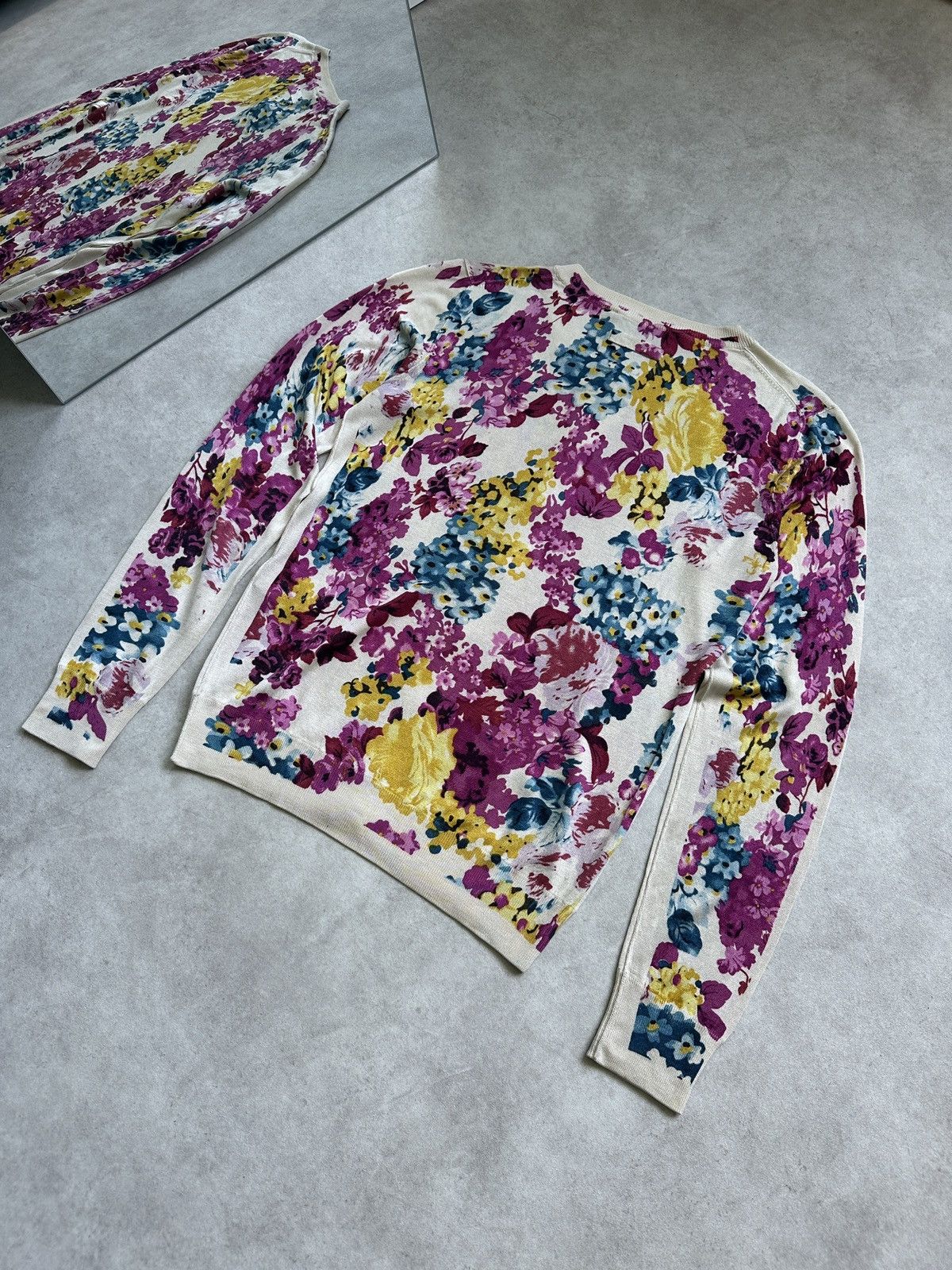 Dolce & Gabbana Archive Dolce Gabbana silk floral cardigan Size L / US 10 / IT 46 - 5 Thumbnail