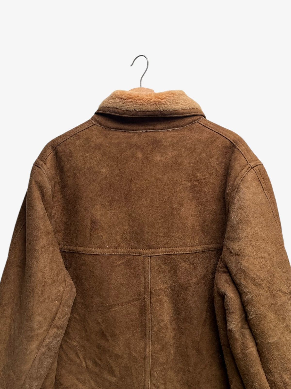 Sawyer of Napa Vintage Sawyer of Napa Shearling Ranch Sheepskin Suede Coat Size US M / EU 48-50 / 2 - 8 Thumbnail