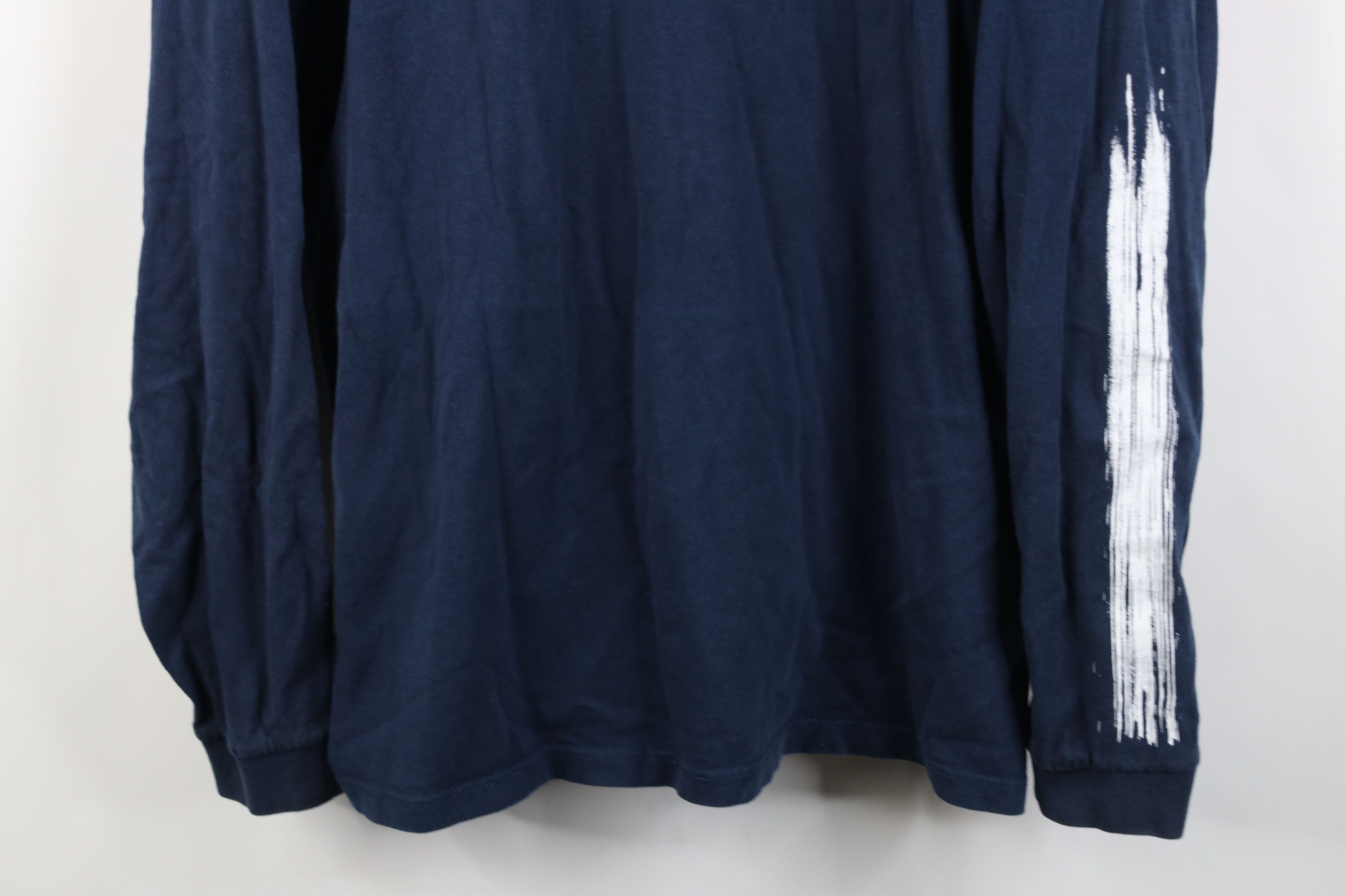 Nike Vintage Y2K Nike Spell Paint Brush Long Sleeve T-Shirt Blue Size US XL / EU 56 / 4 - 3 Thumbnail