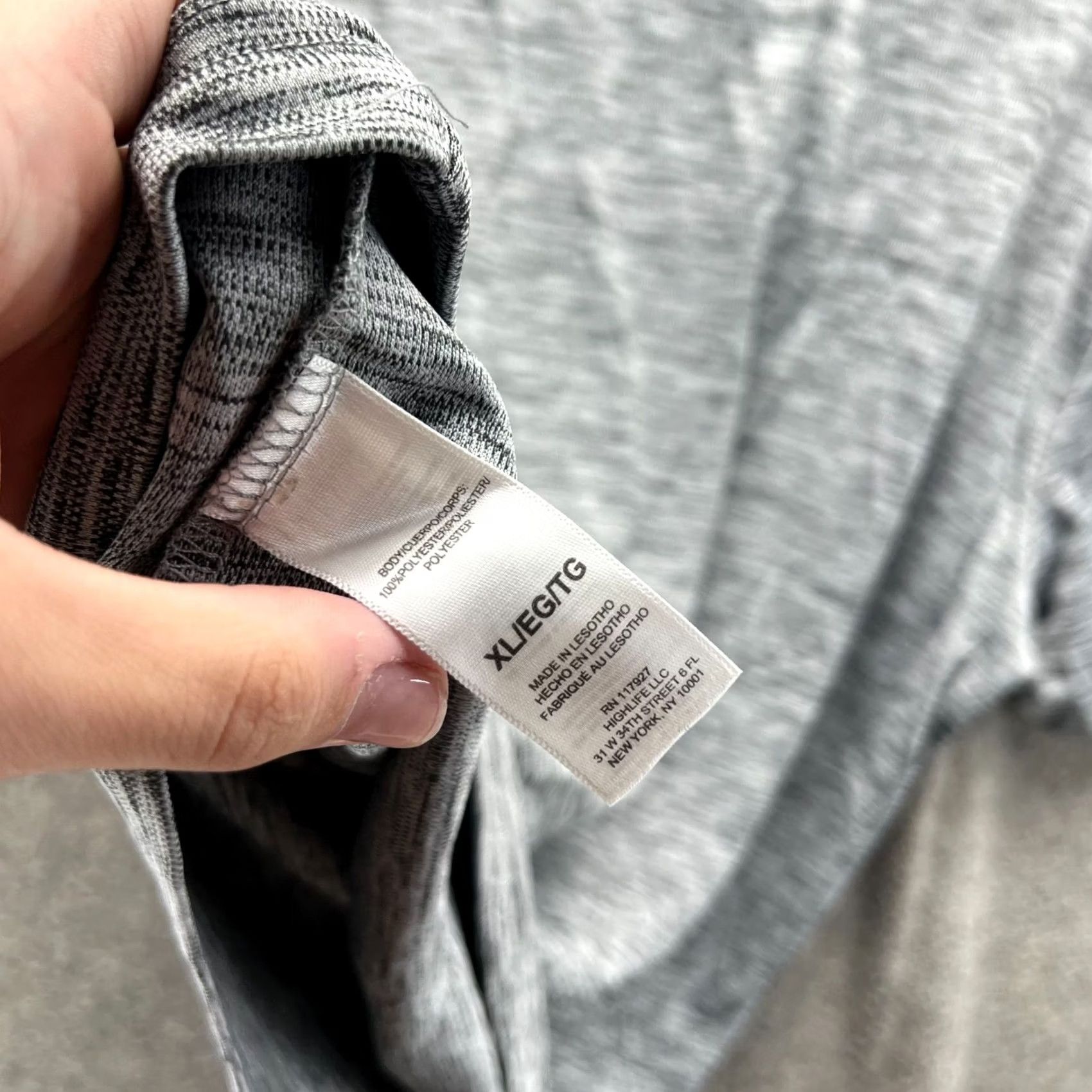 Reebok Reebok Shirt Mens XL Gray Athletic Training Gym Crewneck Jersey T-Shirt Sports All Seasons Gents XL Size US XL / EU 56 / 4 - 4 Thumbnail