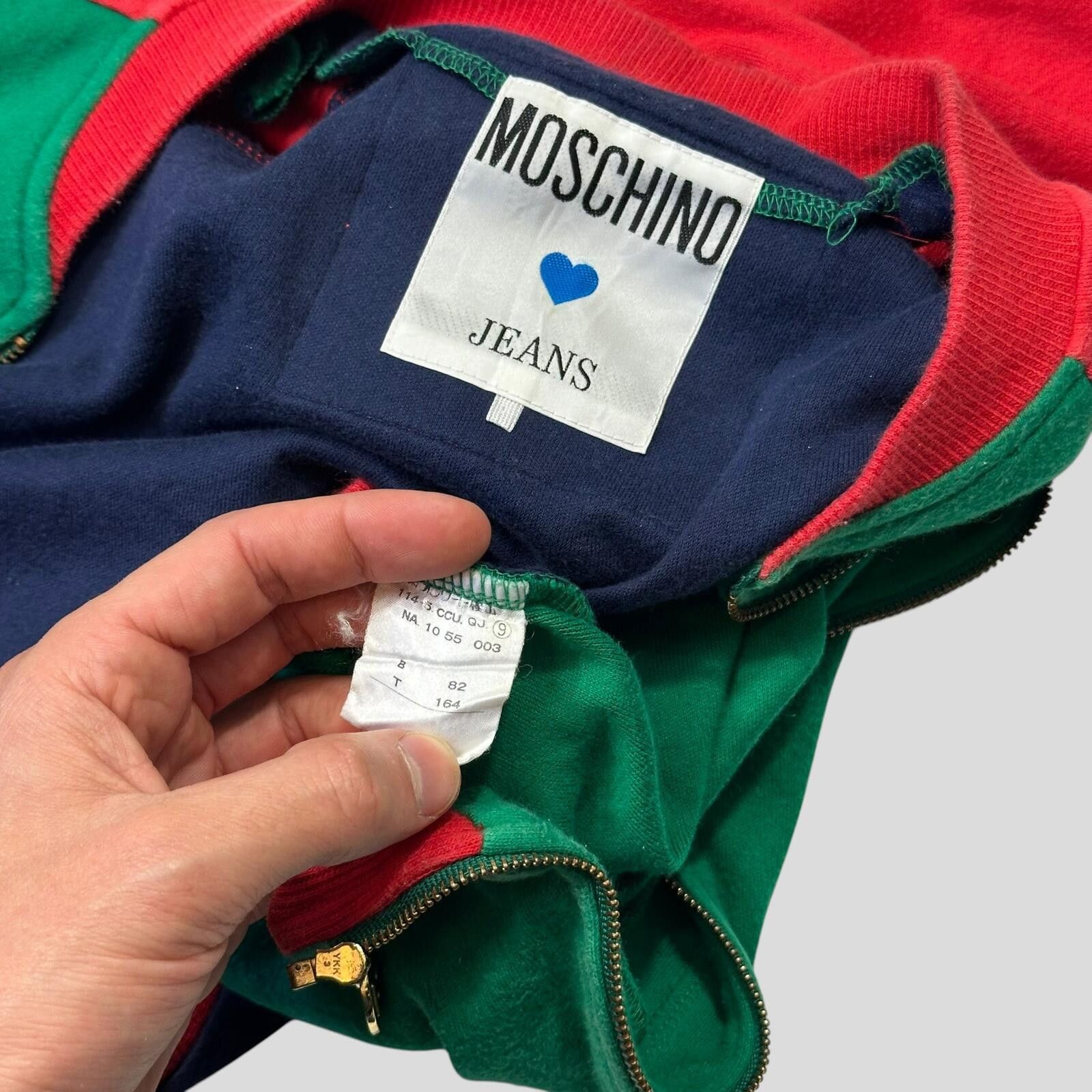 Moschino Moschino Jeans 80’s Patch & Work Cotton Cropped Bomber - S/M Size S / US 4 / IT 40 - 5 Thumbnail