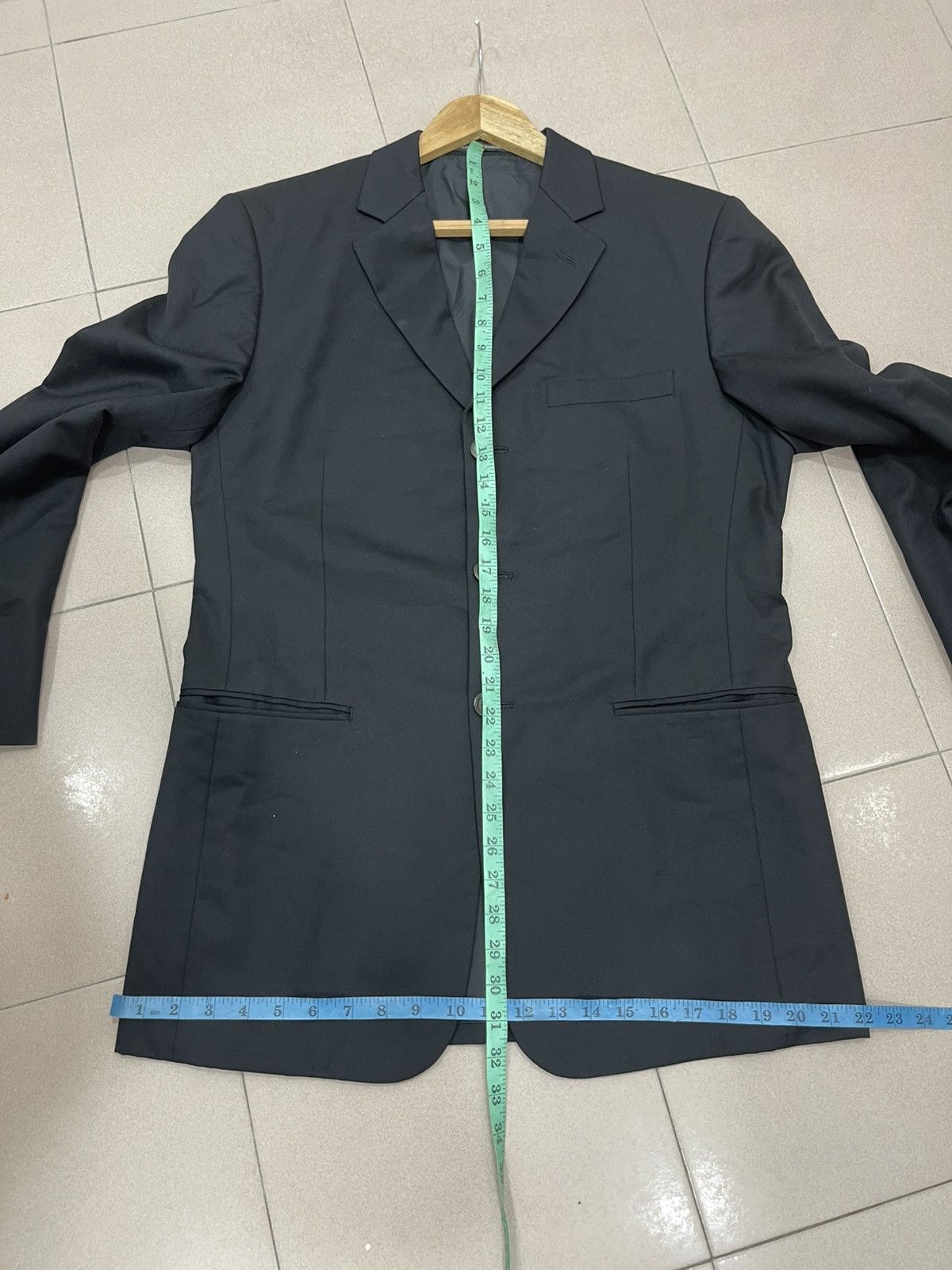 Jean Paul Gaultier Jean-Paul GUALTIER HOMME objet Wool Jacket Tailored 48M Size 48R - 11 Thumbnail