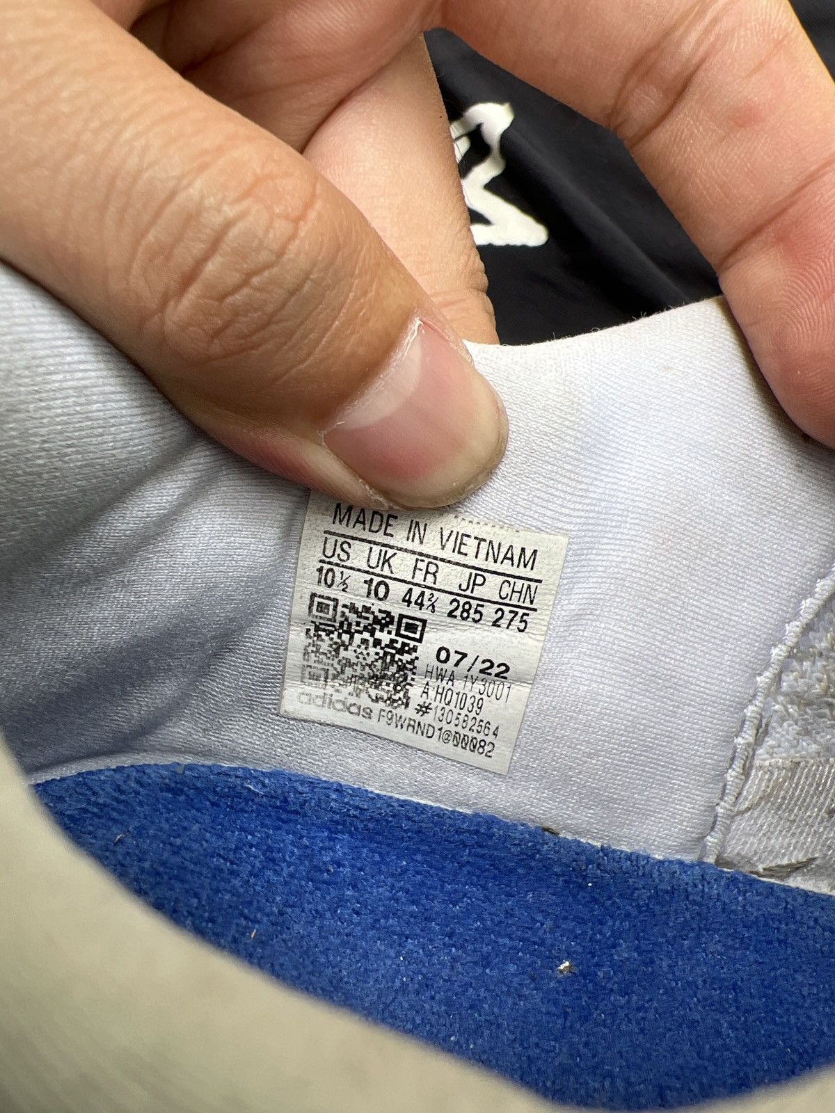 Adidas adidas 4DFWD 2 White Power Blue Men's - HQ1039 Size US 10.5 / EU 43-44 - 6 Thumbnail