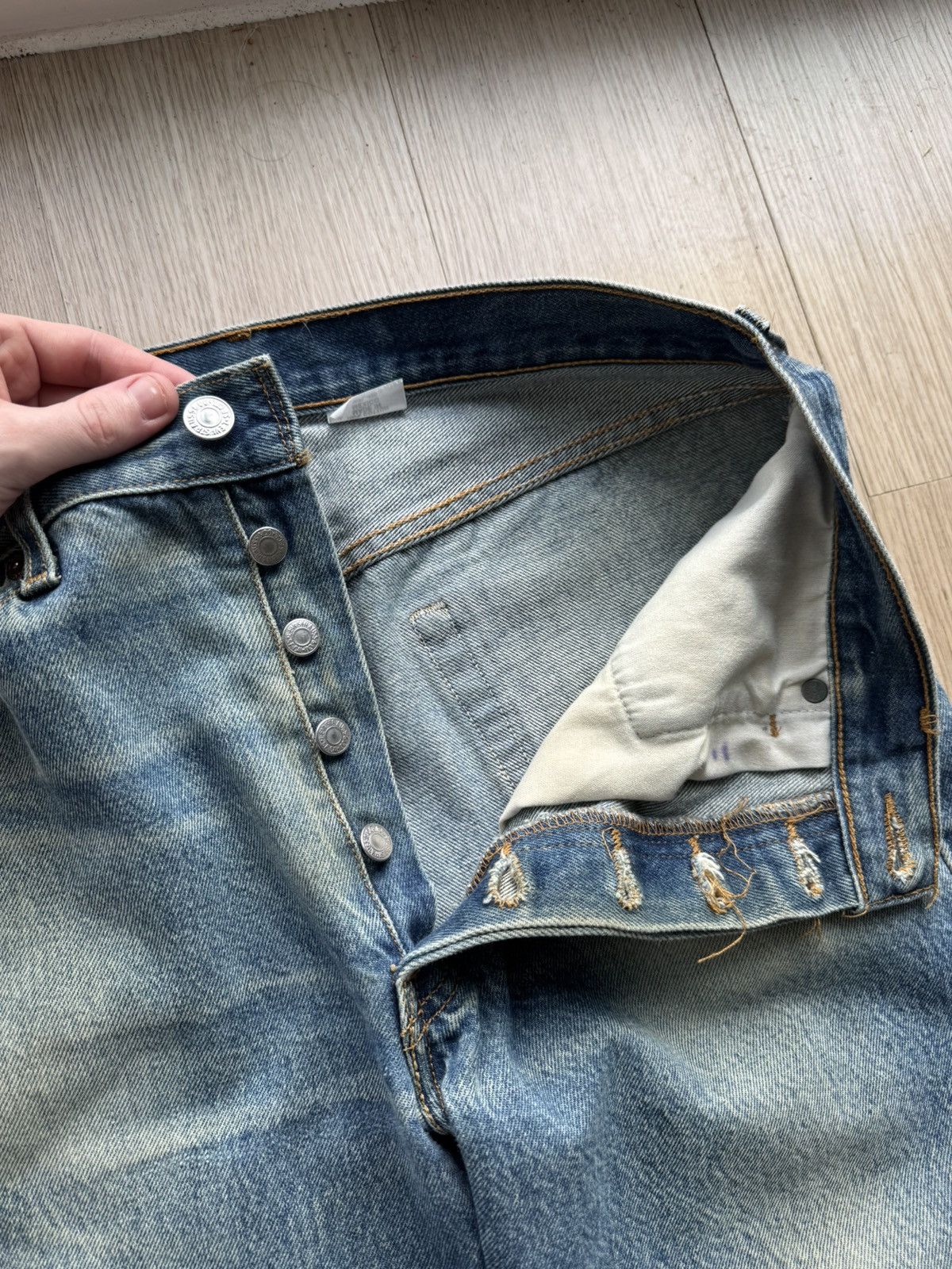 Levi's Beautiful Faded Vintage Faded Levis 501 Size US 32 / EU 48 - 6 Thumbnail