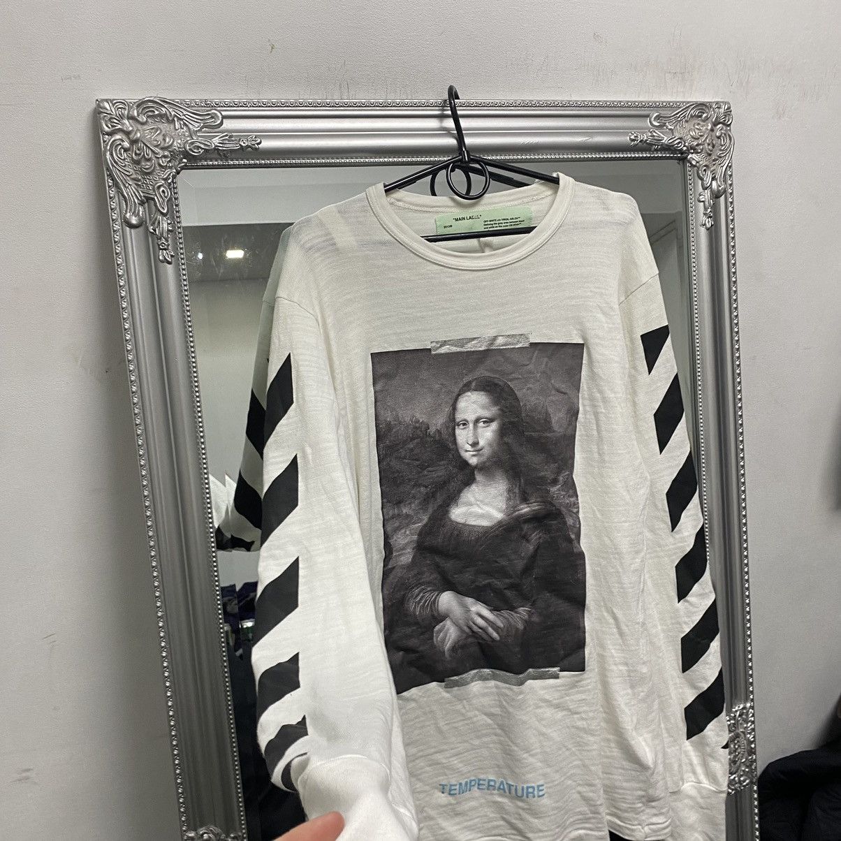 Off-White Off-White Long Sleeve Mona Lisa Big Logo Size US S / EU 44-46 / 1 - 7 Thumbnail