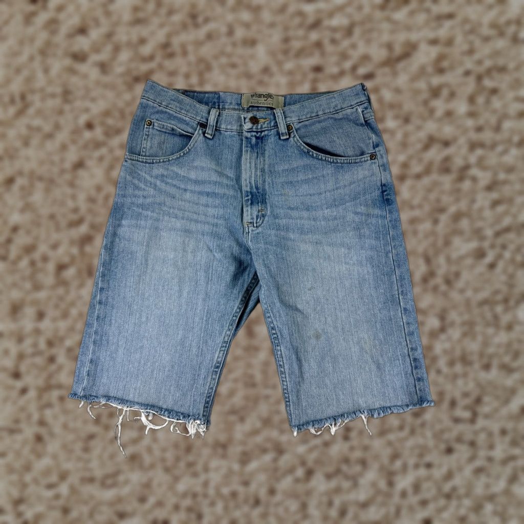 Denime NovaMen Shorts 36 Blue Cutoff Denim Jean Cotton Carpenter Hammer Loop 36x10 Mens Regular 36 Blue Denim Short Casual 5-Pocket Stretch Vintage No Size US 36 / EU 52 - 1 Thumbnail