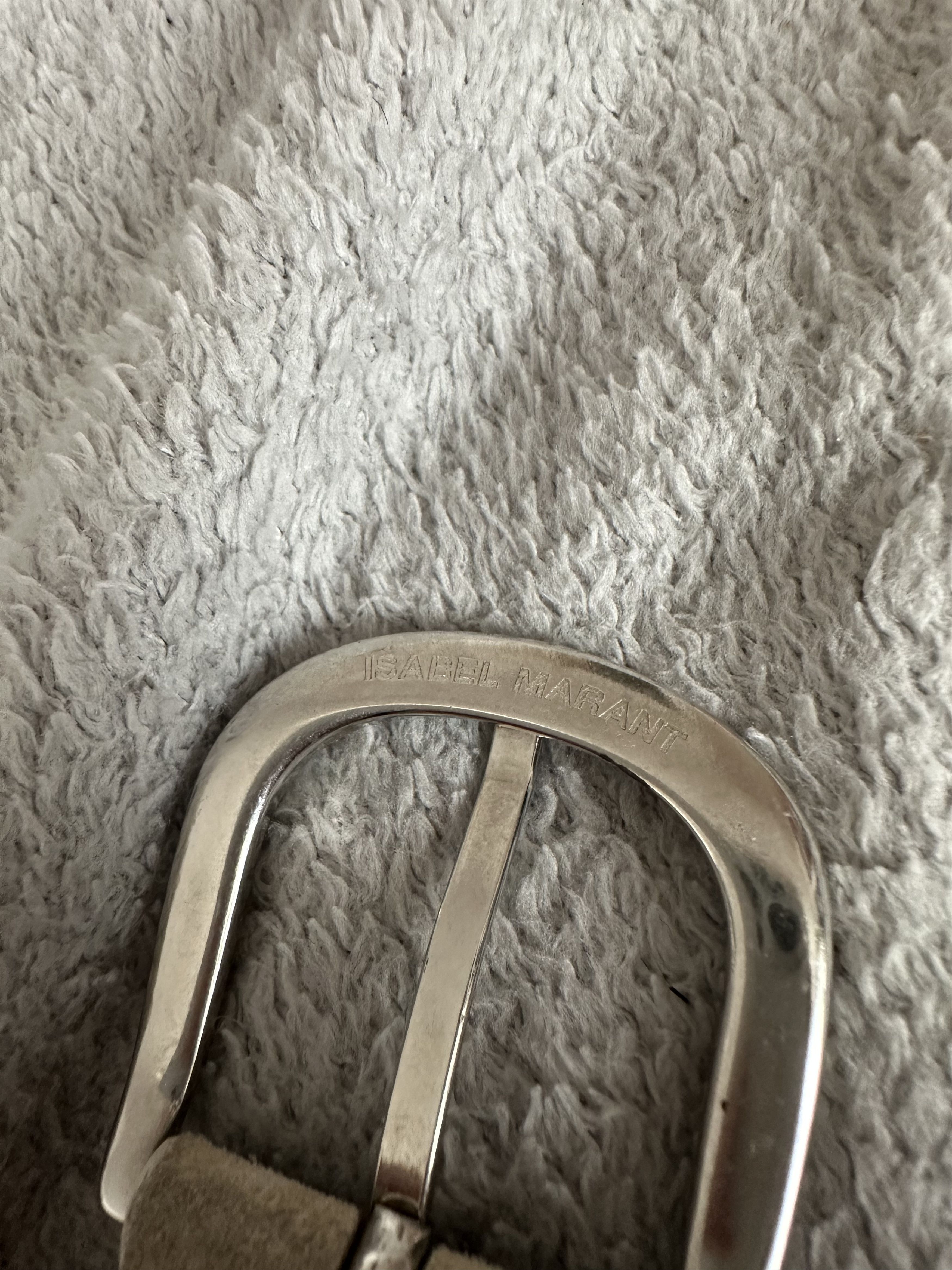 Isabel Marant Isabel Marant Off White Studded Calf Leather Belt Italy Size ONE SIZE - 5 Thumbnail