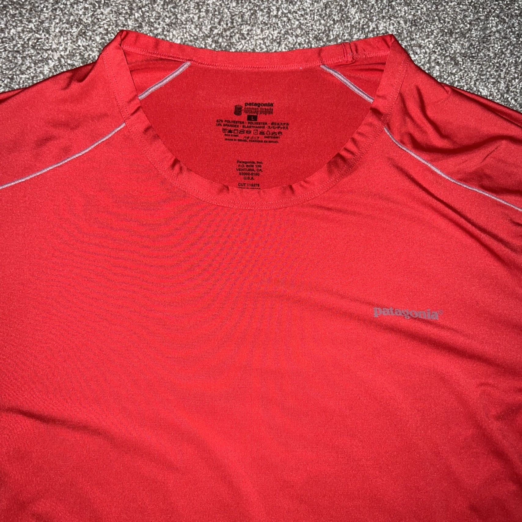 Patagonia Patagonia T-Shirt Mens Size L Red Athletic Stretchy Shirt Size US L / EU 52-54 / 3 - 2 Thumbnail