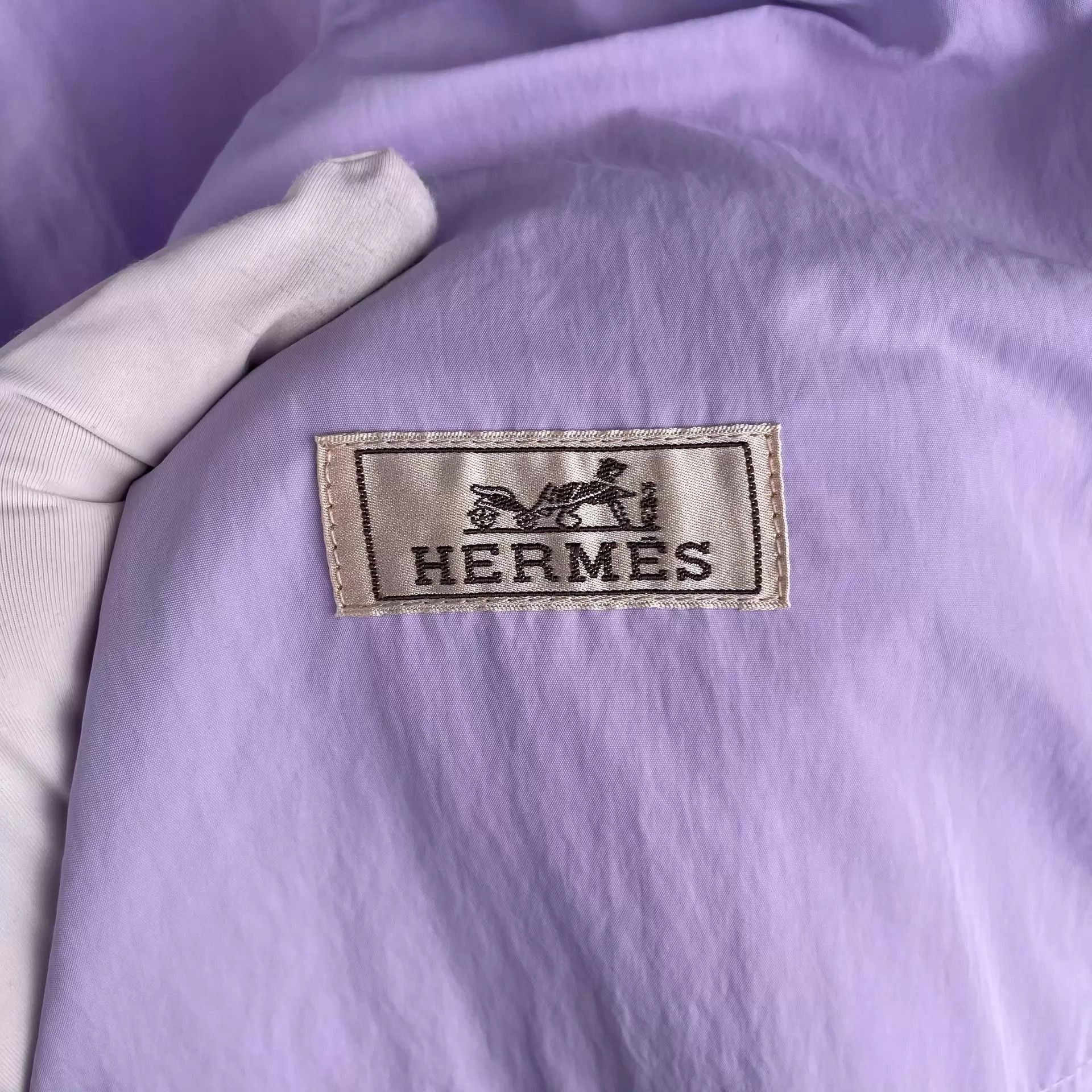 Hermes Hermès Hooded Insulated Purple Jacket Size 48 Size US M / EU 48-50 / 2 - 4 Thumbnail