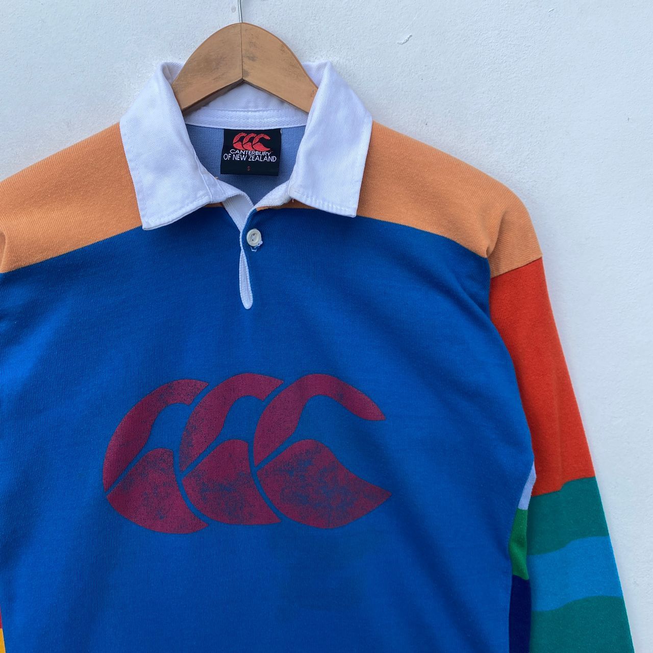 Canterbury of New Zealand × Vintage VINTAGE CANTERBURY POLO RUGBY SHIRT SMALL PULLOVER Size US S / EU 44-46 / 1 - 3 Thumbnail