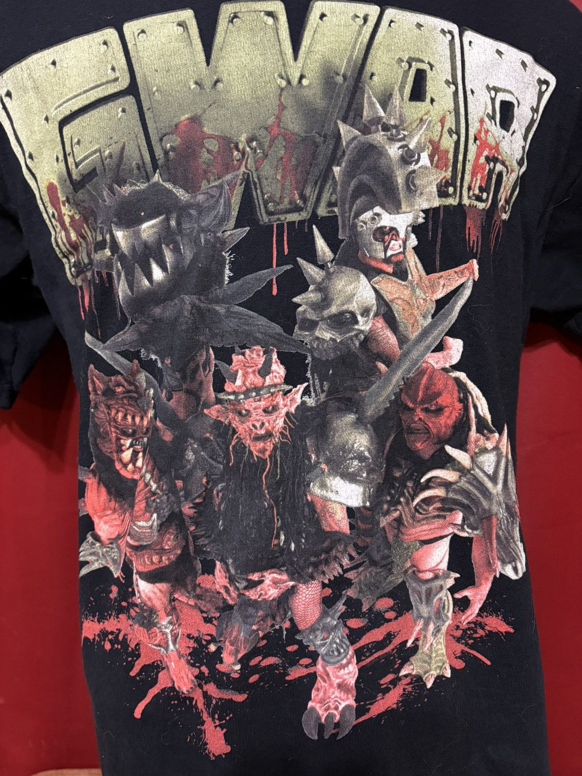 Vintage Vintage Gwar Band Tshirt Sounds of Underground Tour Grail Size US L / EU 52-54 / 3 - 2 Thumbnail