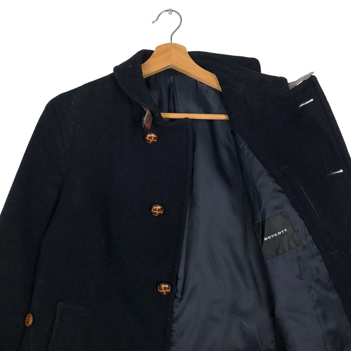 Boycott 🔥VINTAGE WOOL JACKET BOYCOTT ISSEY MIYAKE JAPAN Size US M / EU 48-50 / 2 - 12 Thumbnail