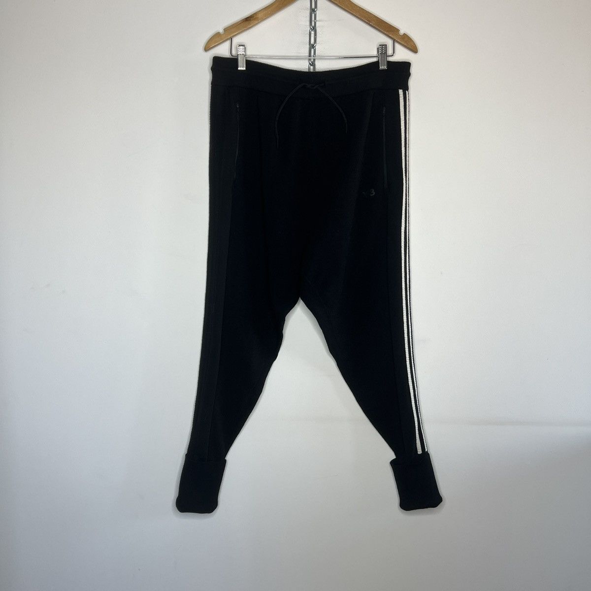 Adidas × Y-3 × Yohji Yamamoto Adidas Yohji Yamamoto Y-3 knitted track pants size L Size US 32 / EU 48 - 3 Thumbnail