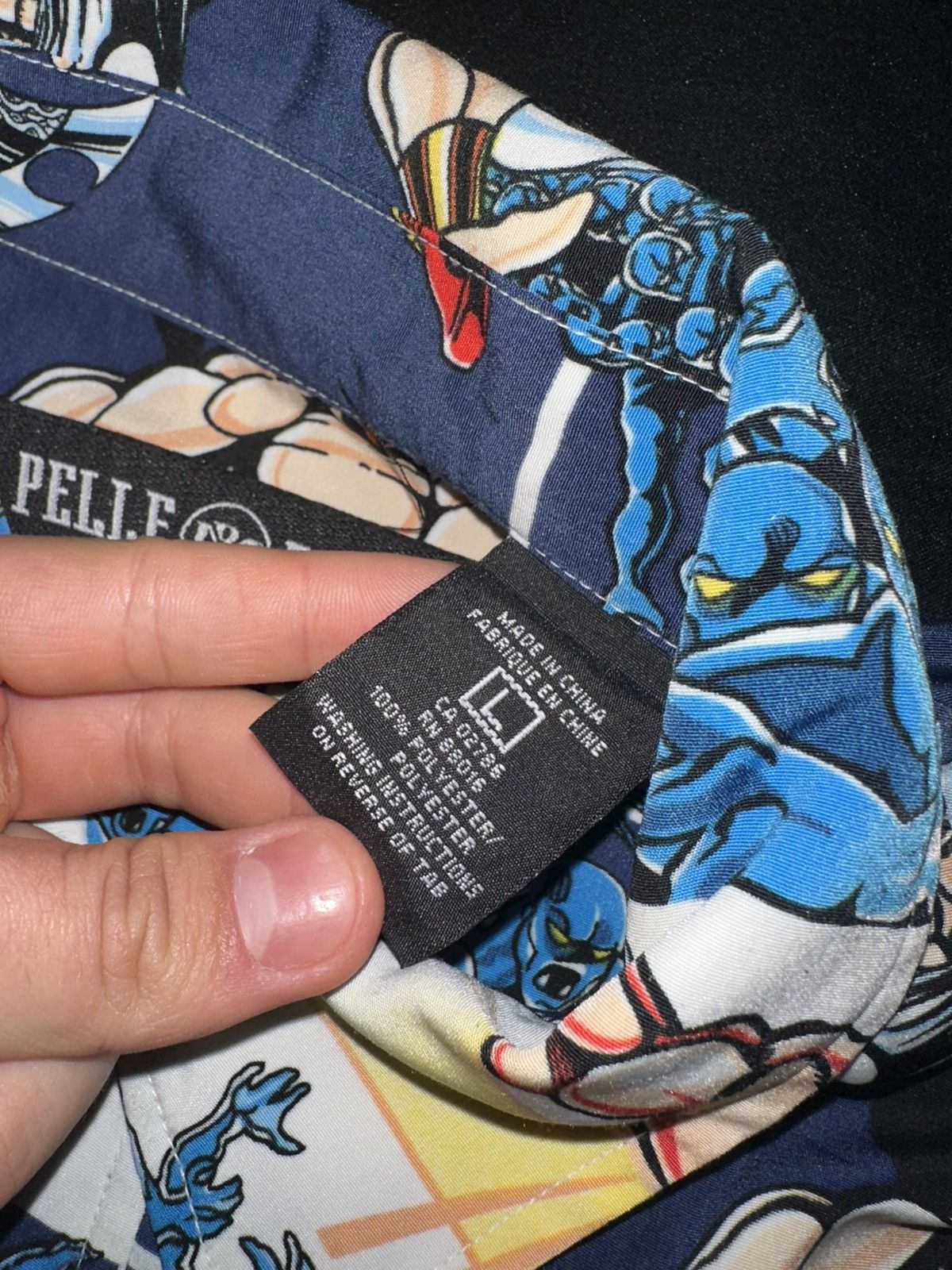 Pelle Pelle × Vintage Vintage Pelle Pelle Marc Buchanan comics Button-up shirt Size US L / EU 52-54 / 3 - 6 Thumbnail