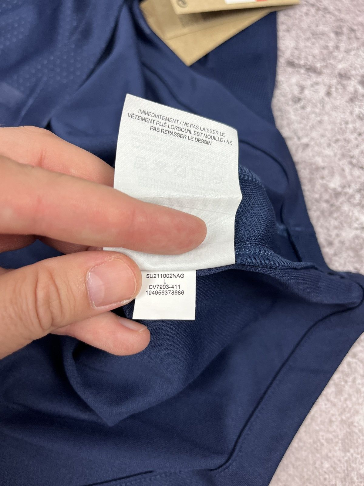 Nike Nike x Paris Saint-Germain 2021/22 Stadium Home T-Shirt Size US L / EU 52-54 / 3 - 11 Thumbnail