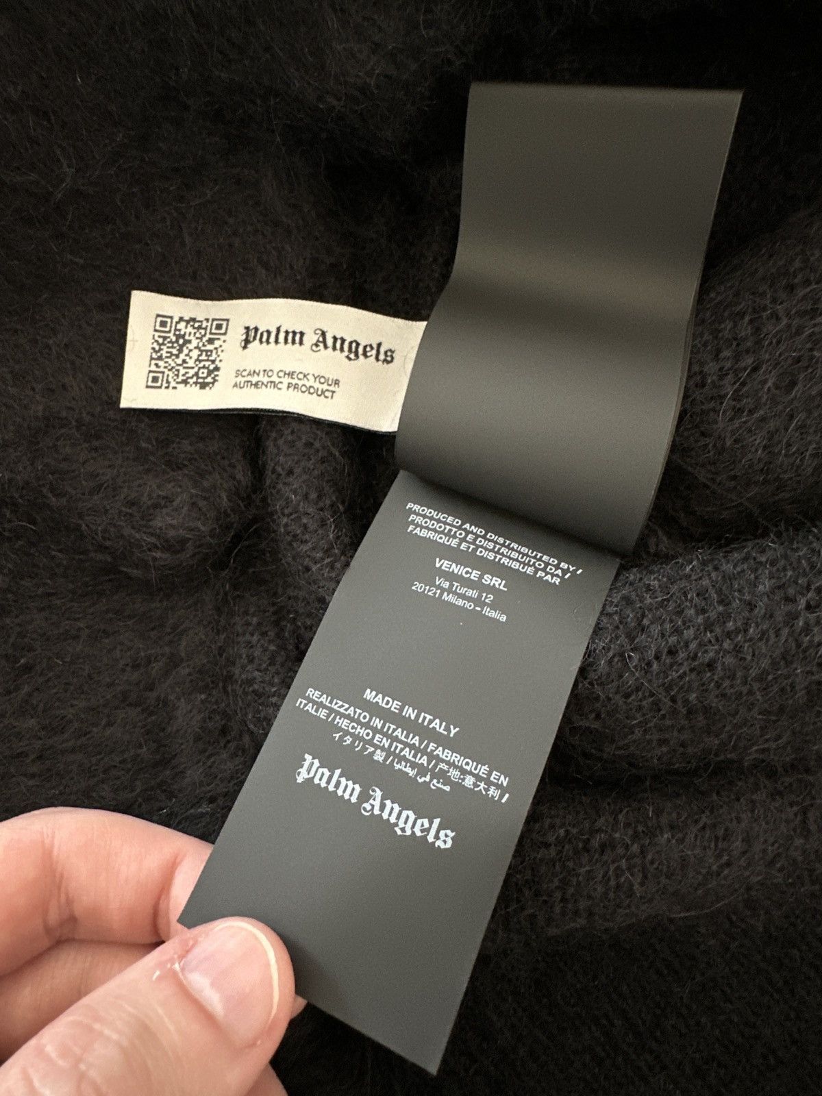 Palm Angels Palm Angels Intarsia Mohair Size US L / EU 52-54 / 3 - 10 Thumbnail