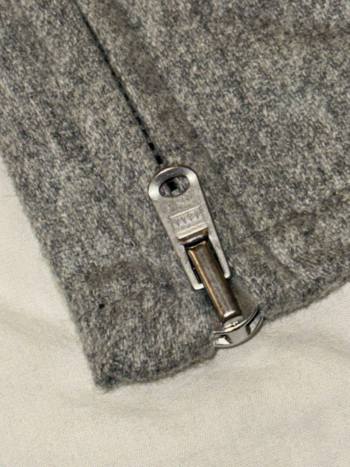 Fear of God Fear of god 4th collection gray wool zipper pants Size US 31 - 2 Thumbnail