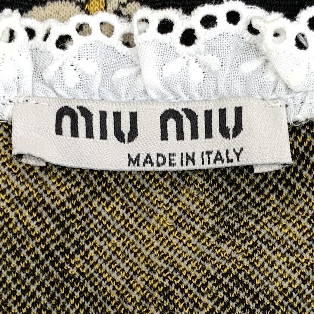 Miu Miu Miu Miu Floral All-over Print Long Sleeve T-shirt K26WX Size S / US 4 / IT 40 - 5 Thumbnail