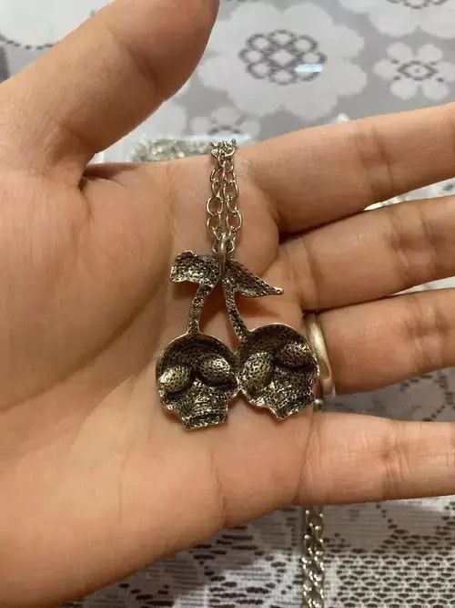 Jewelry Double Skull Skeleton Tree Chain Grunge Punk Art🔥🔥🔥 Size ONE SIZE - 3 Thumbnail