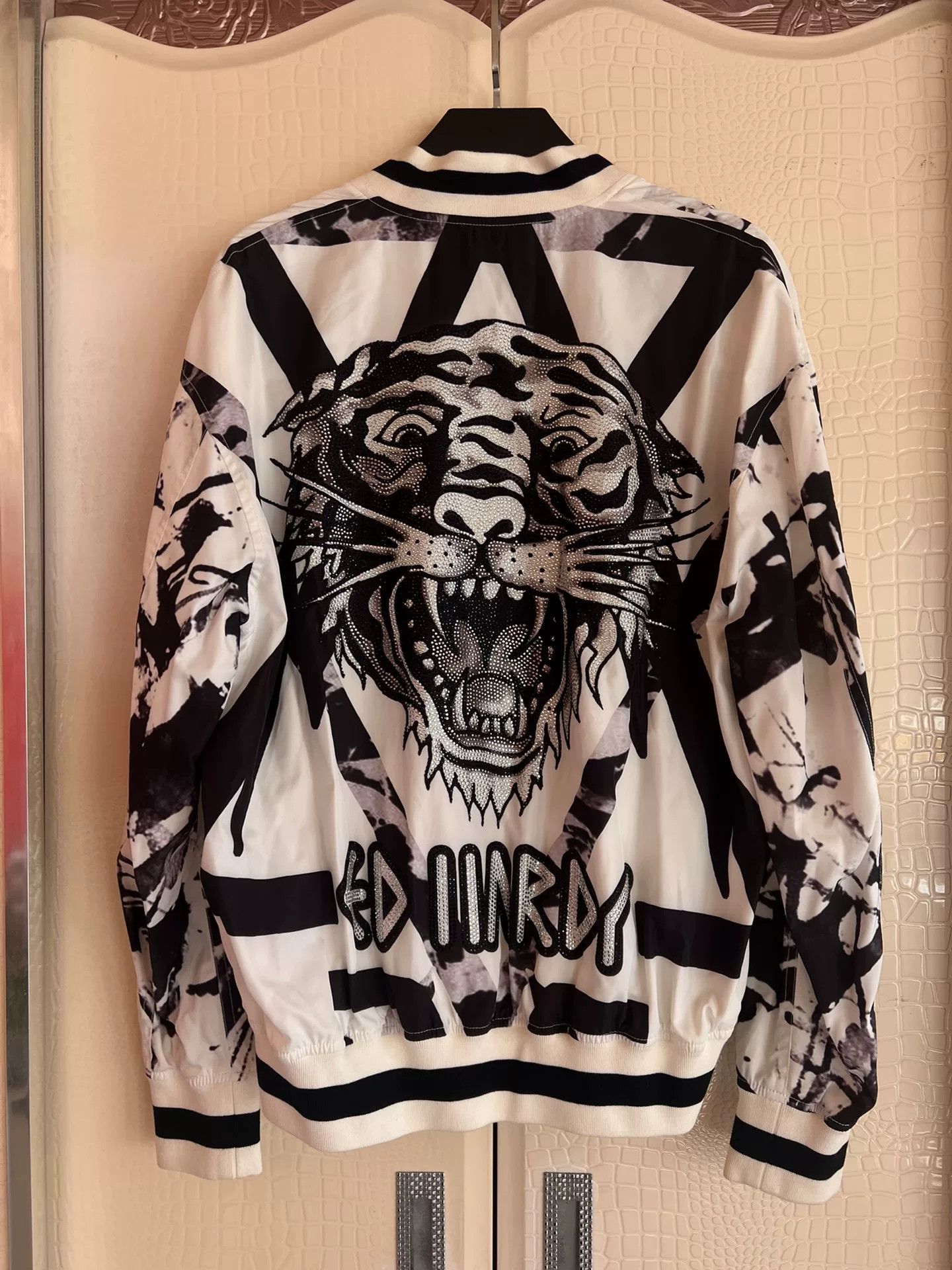 Ed Hardy Ed Hardy Men's New Baseball Jacket Size US M / EU 48-50 / 2 - 1 Thumbnail