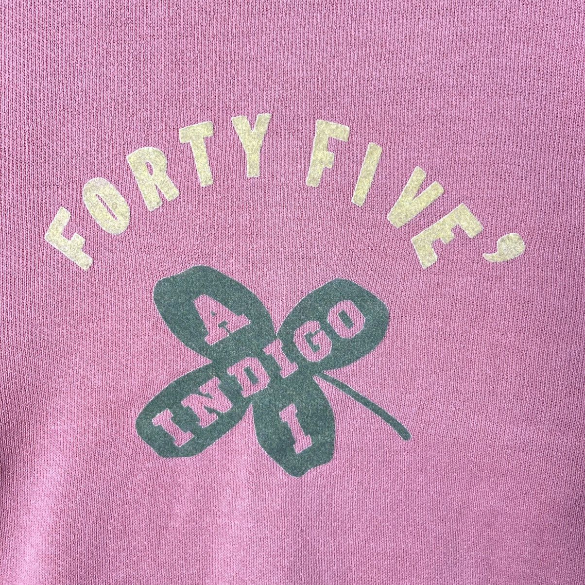 45rpm Vintage 45R Indigo Clover Logo Sweatshirt Japan Size S / US 4 / IT 40 - 3 Thumbnail