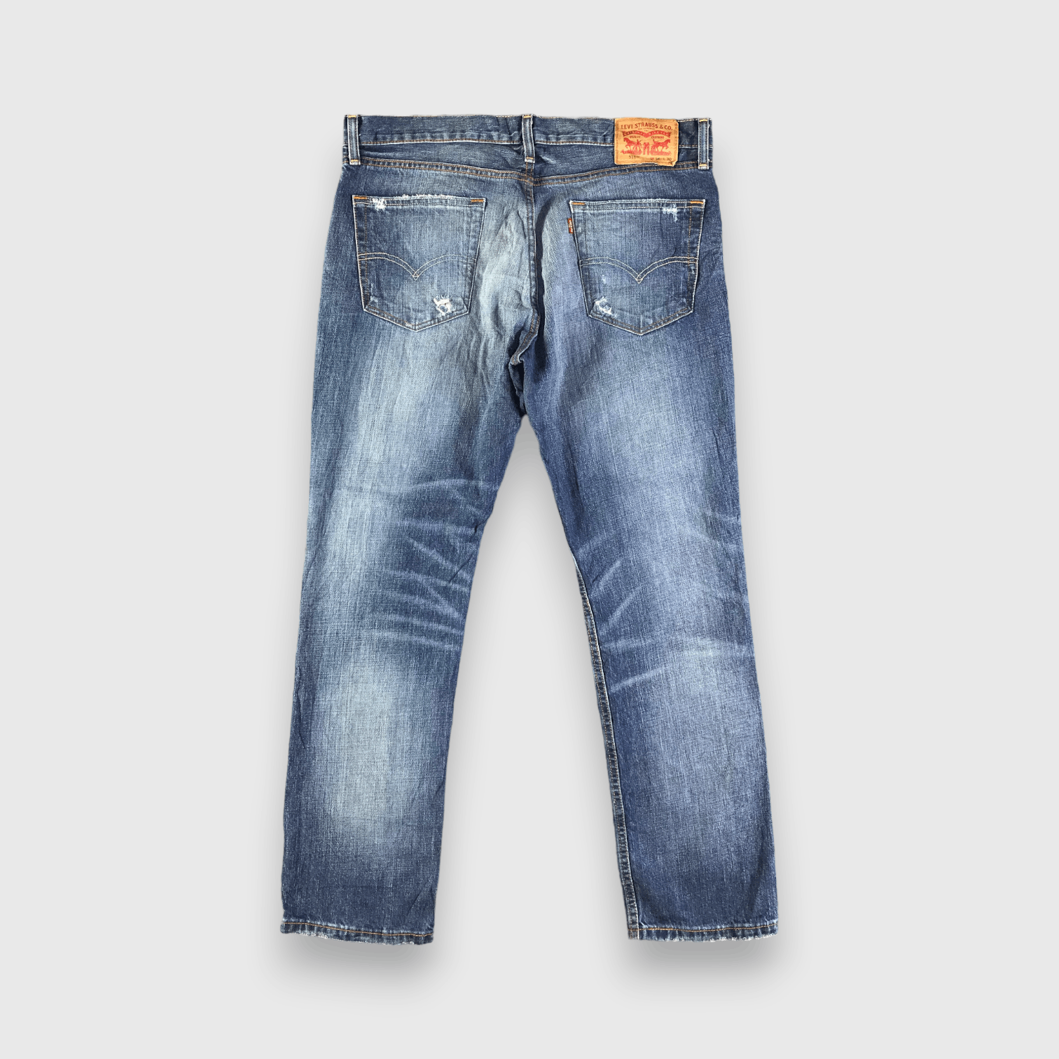 Levi's Vintage Blue Wash Levis 511 Jeans-J4239 Size US 37 - 2 Thumbnail